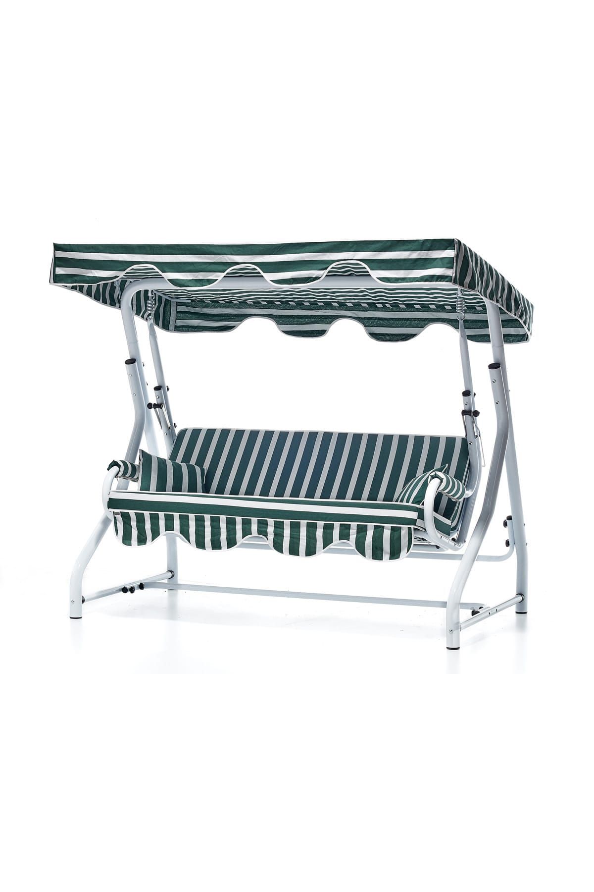 Erinöz Bahçe Balkon Teras Salıncağı 3 Kişilik, 200 cm, Ø60�lik