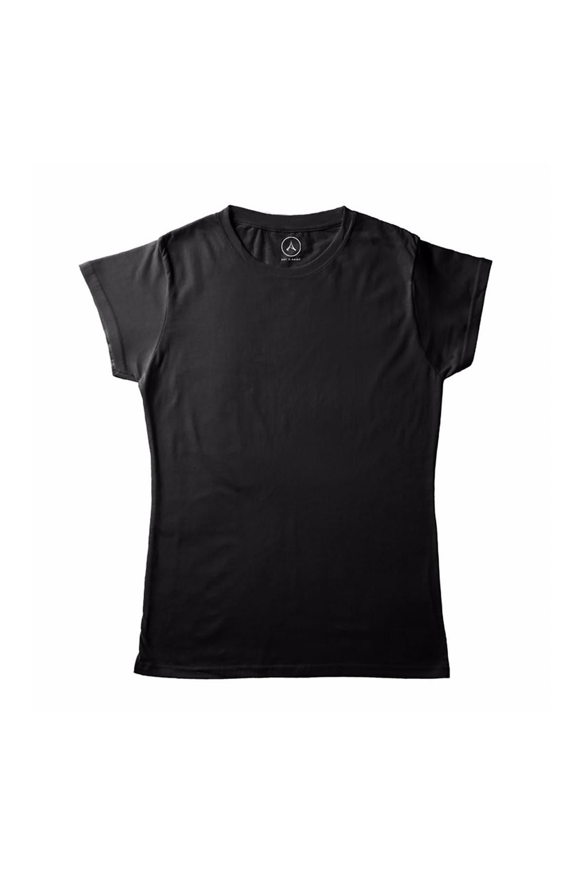 Art T-Shirt Kadın Siyah Art T-Shırt Basic Beyaz T-Shirt ART0000MMK
