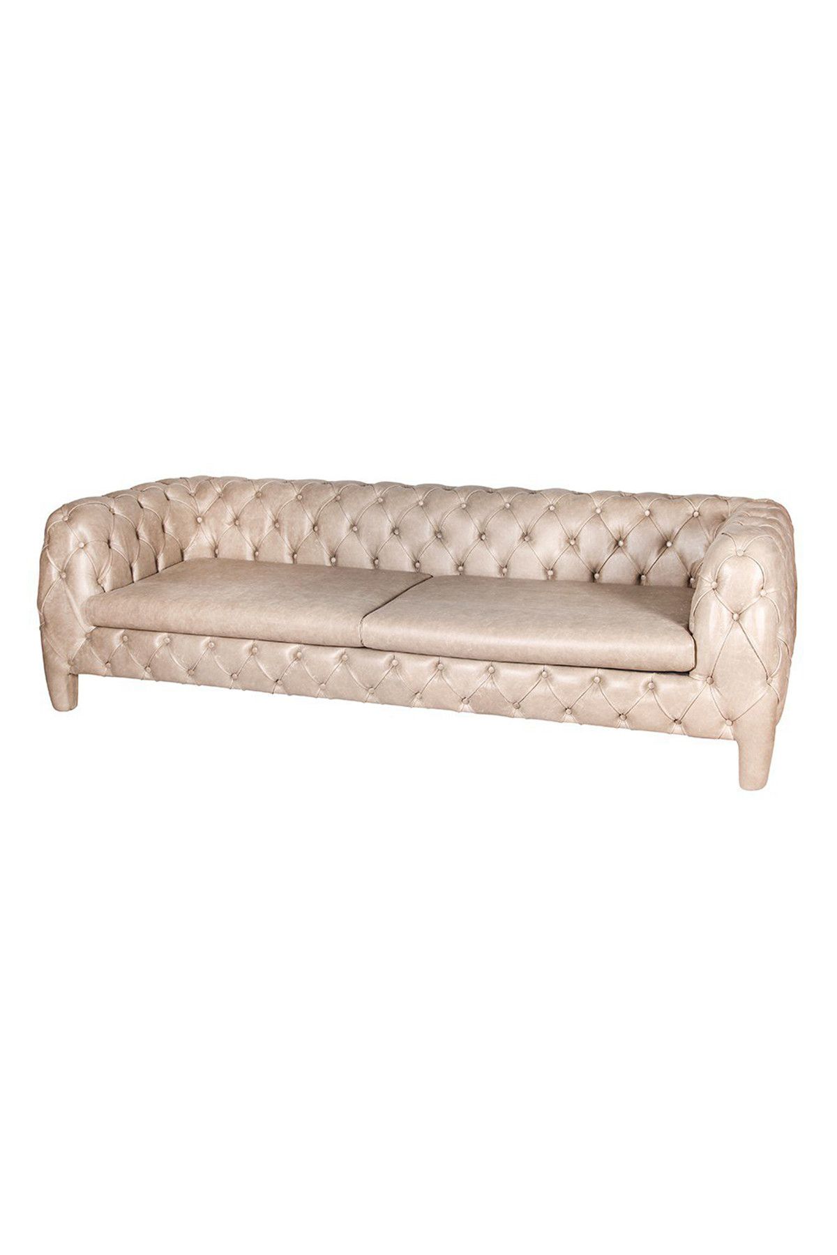 3A Mobilya Real Leather İtalyan Chesterfield 240X90X80 CM