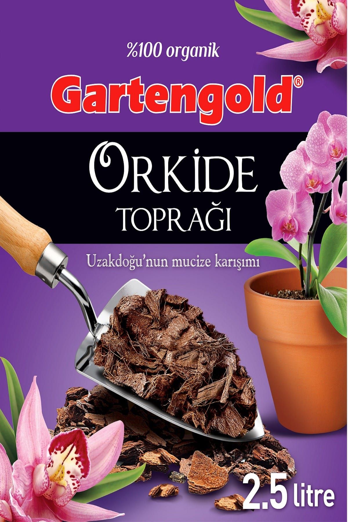 Gartengold Orkide Toprağı Torfu (2,5 Lt)