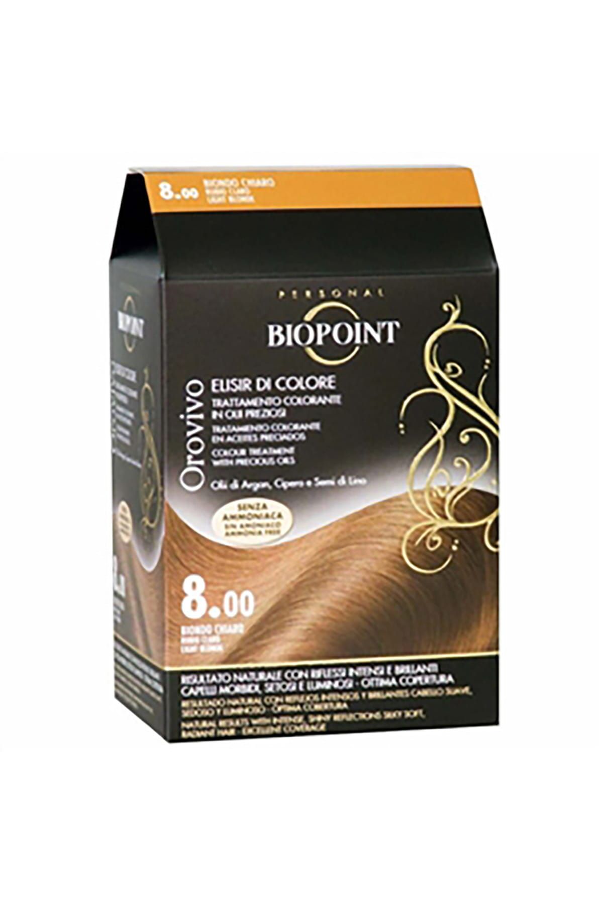 Biopoint Orovivo Saç Boyası 8 Açık Sarı 8051772483517