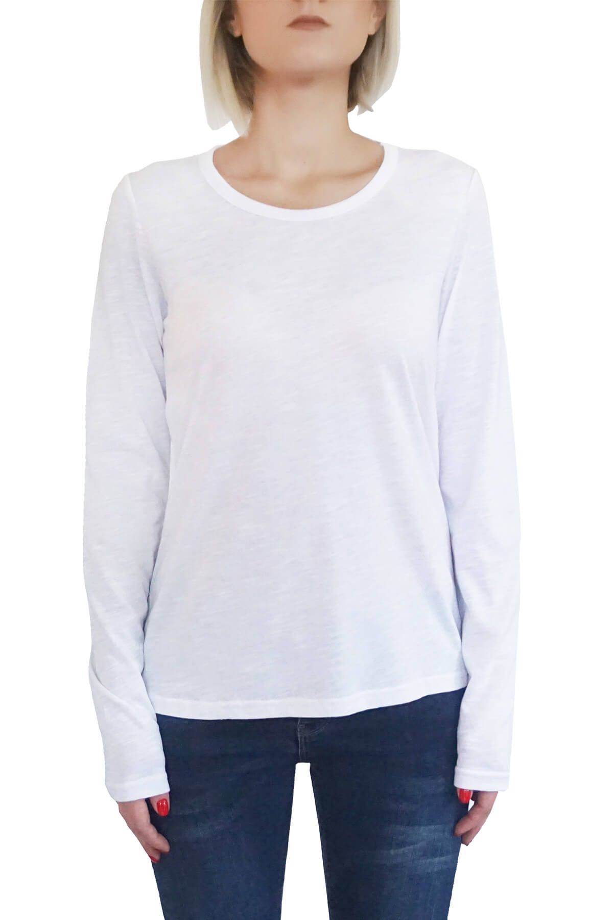 Mof Basics Kadın Beyaz T-Shirt UKSYT-B