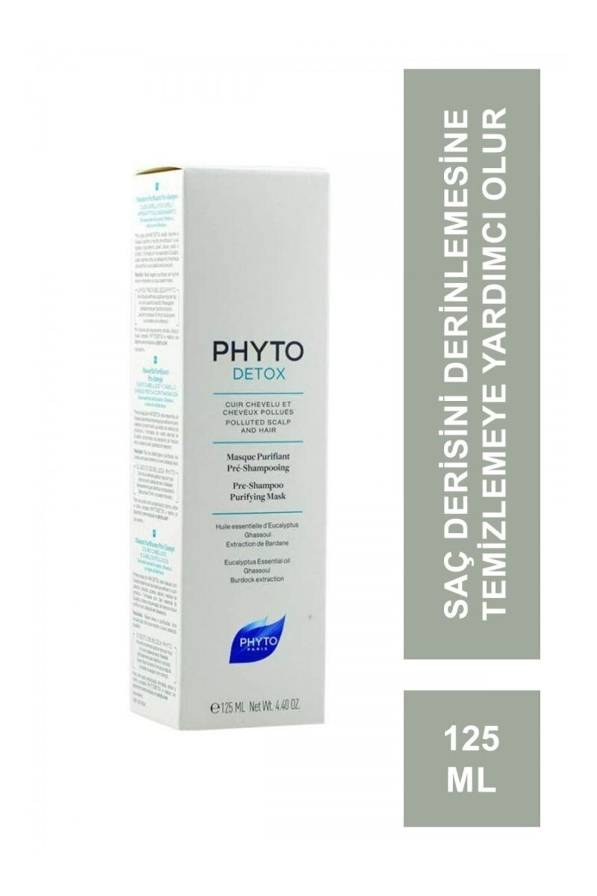 Phyto Detox Şampuan Öncesi Arındırıcı Maske 125 Ml