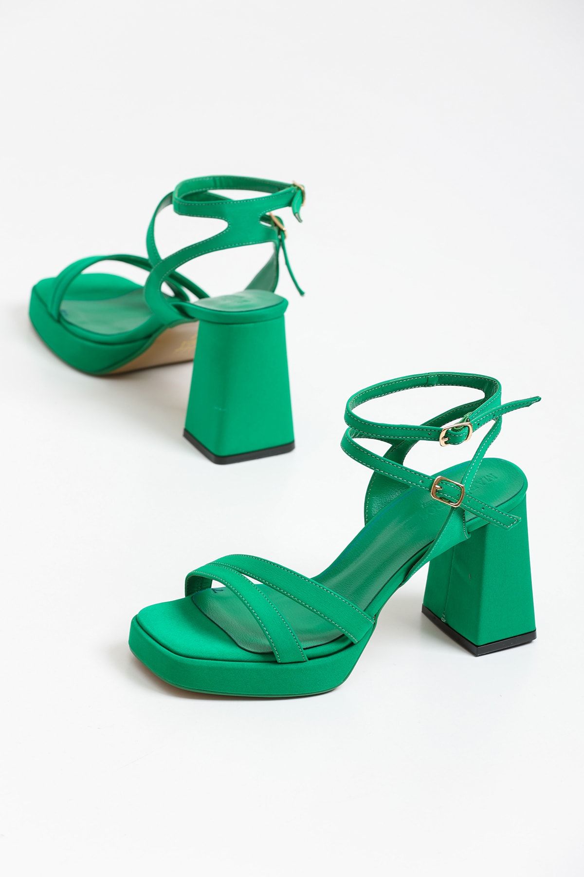 Genel Markalar Kadın Jawel Çimen Yeşili Platform Sandalet