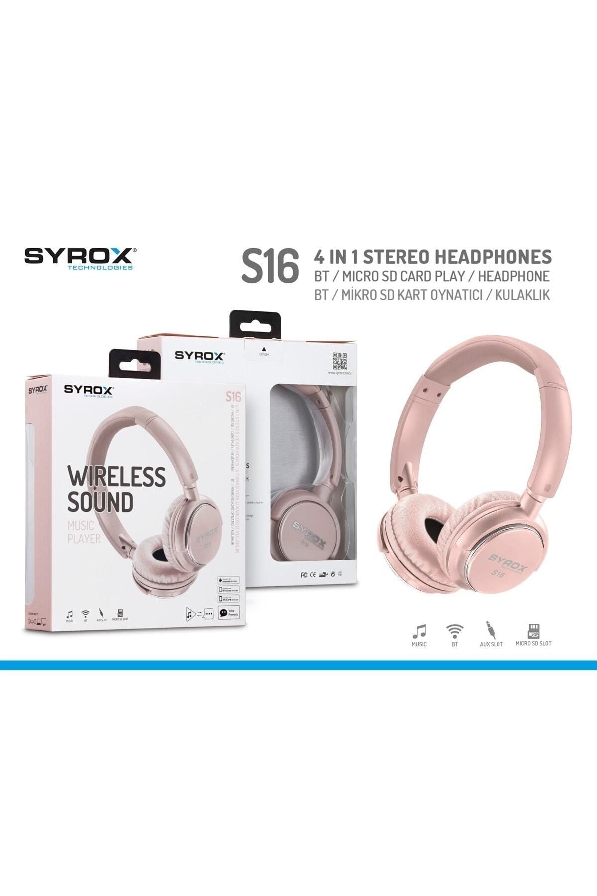 Syrox Bluetooth Büyük Kulaklık - Syx-s16