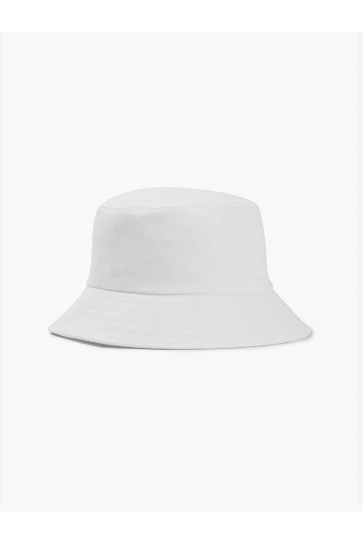 Zilola Butik Düz Beyaz Kova Şapka Balıkçı Şapka Bucket Şapka