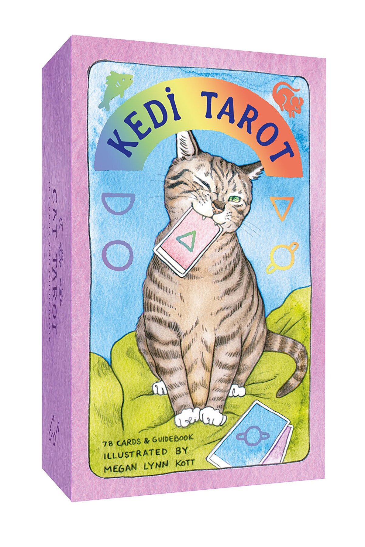 İkilem Yayınevi Kedi Tarot Destesi - 78 Tarot Kartı Ve Rehber Kitap Özel Kutulu Set
