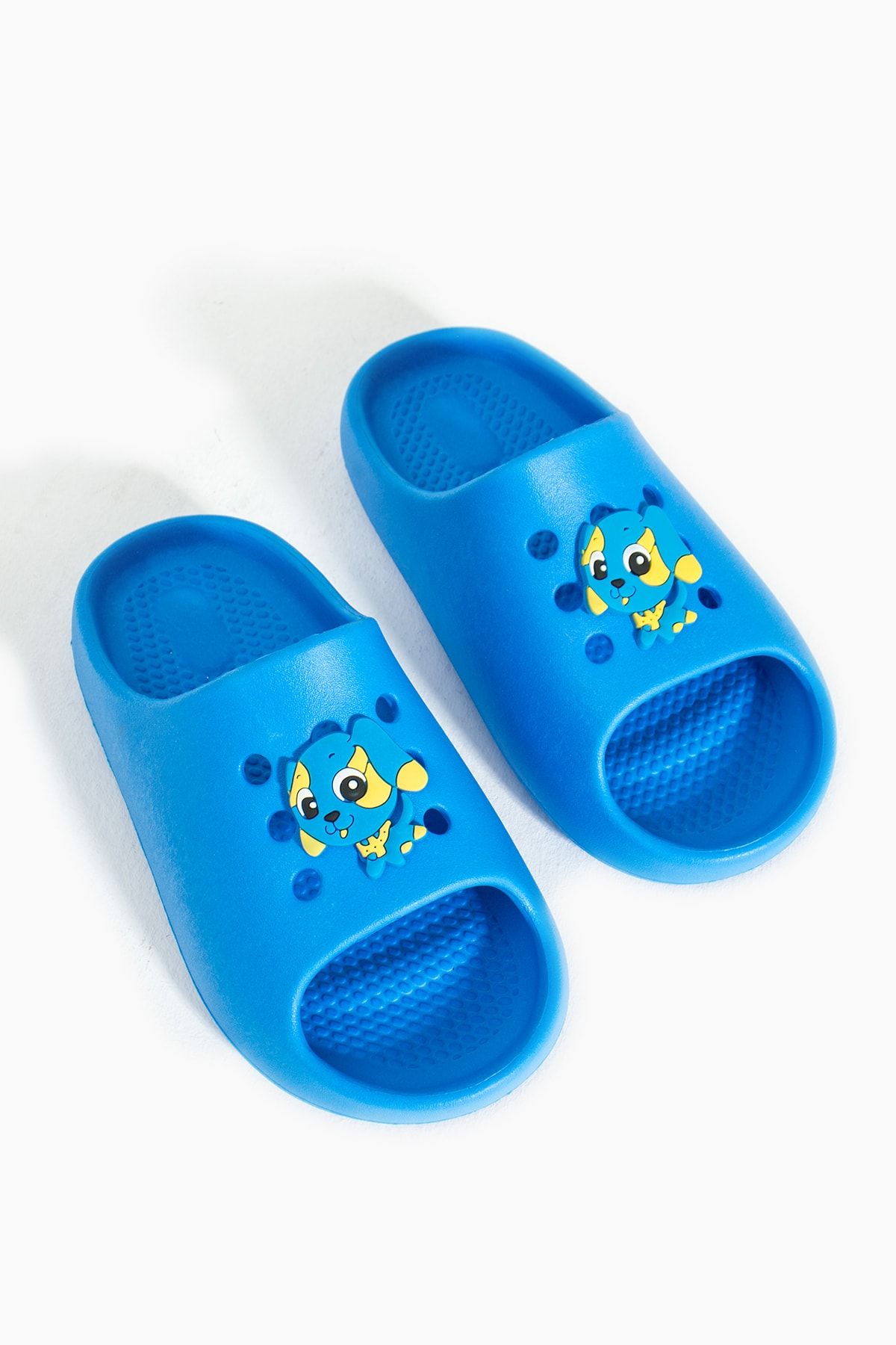 Pembe Potin Saxmavi Çocuk Confort Sandalet Terlik