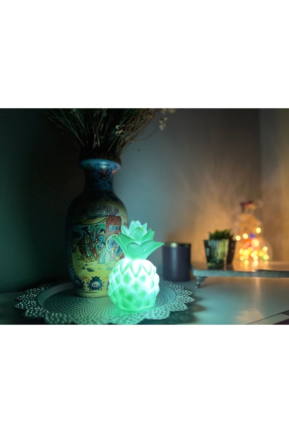 Naturalove Ananas Lamba Dekoratif Led Işık