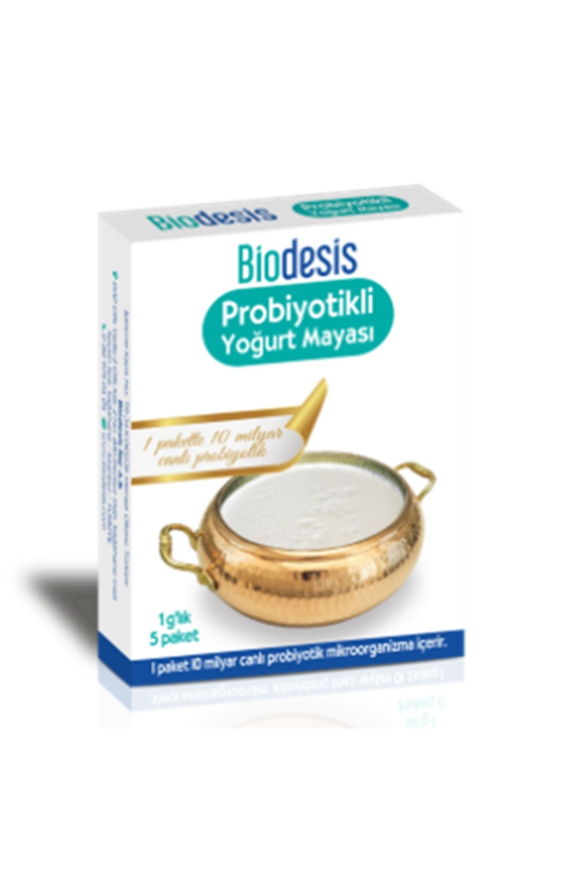 Biodesis Probiyotikli Yoğurt Mayası 1gr X 5 Paket