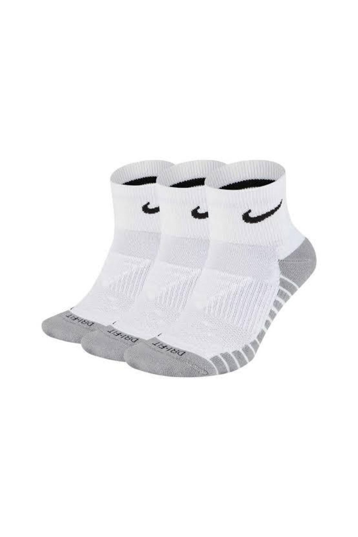 Nike Everday Plus Beyaz 3'lü Erkek Çorap Sx5549-100