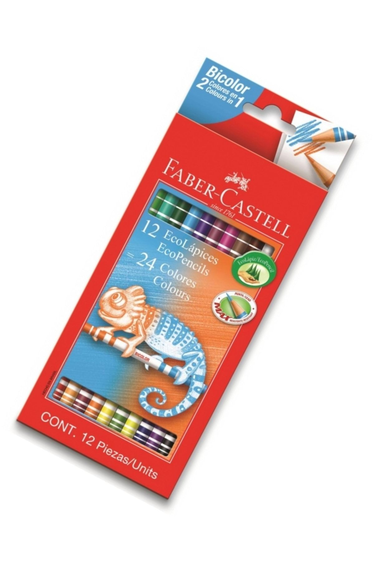 Faber Castell 12*2/24 Renk Bicolor Kuru Boya