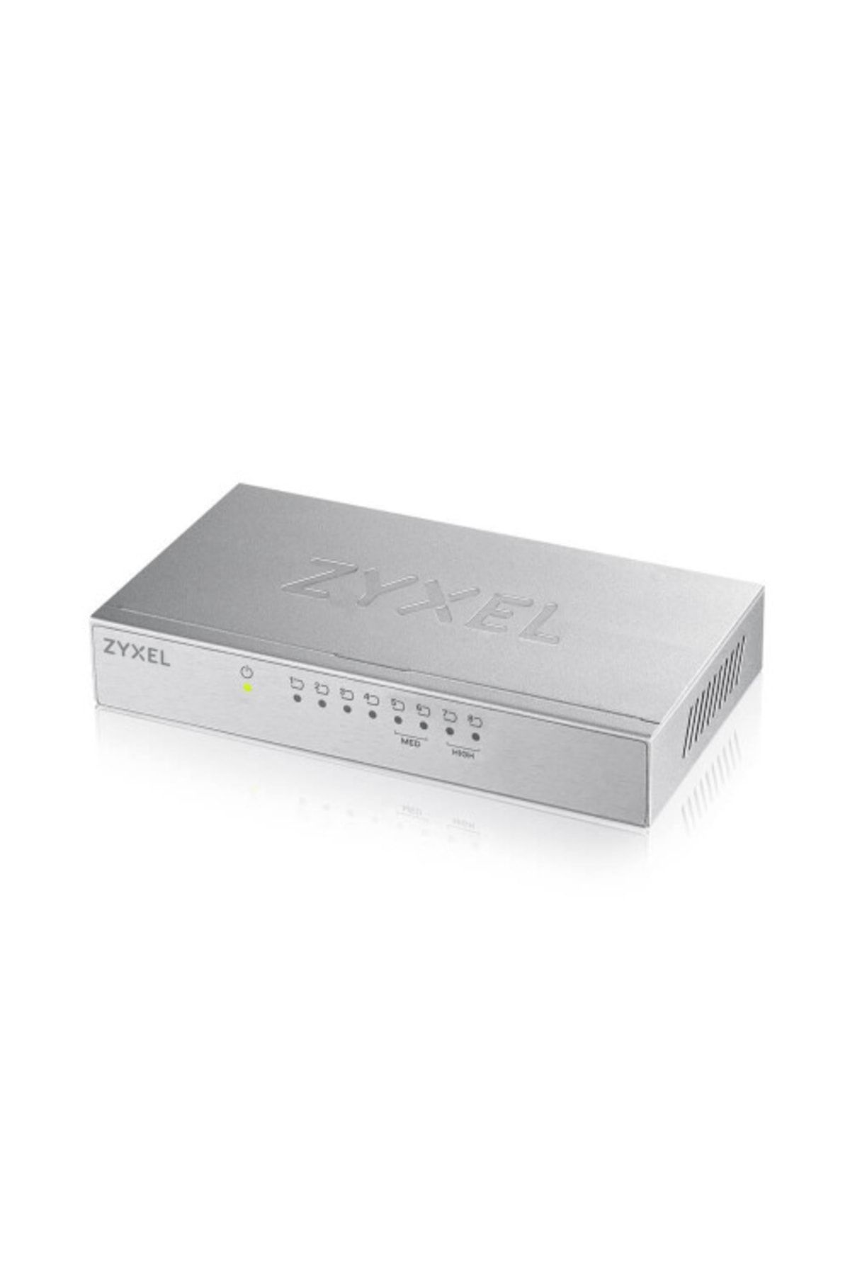 Zyxel GS-108B V3, 8 Port, GigaBit, Yönetilemez, Metal Masaüstü Switch