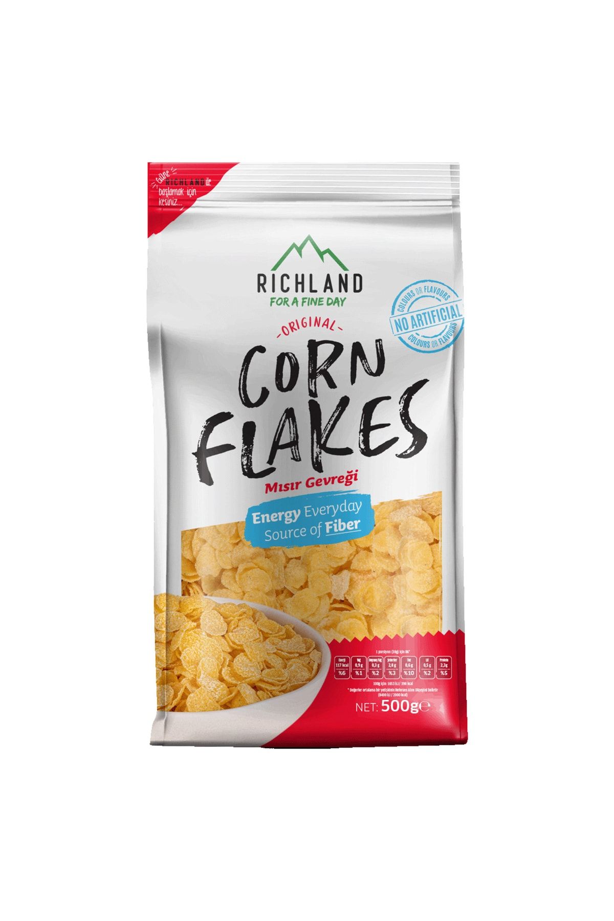 Richland Cornflakes Kahvaltılık Mısır Gevreği 500 Gr