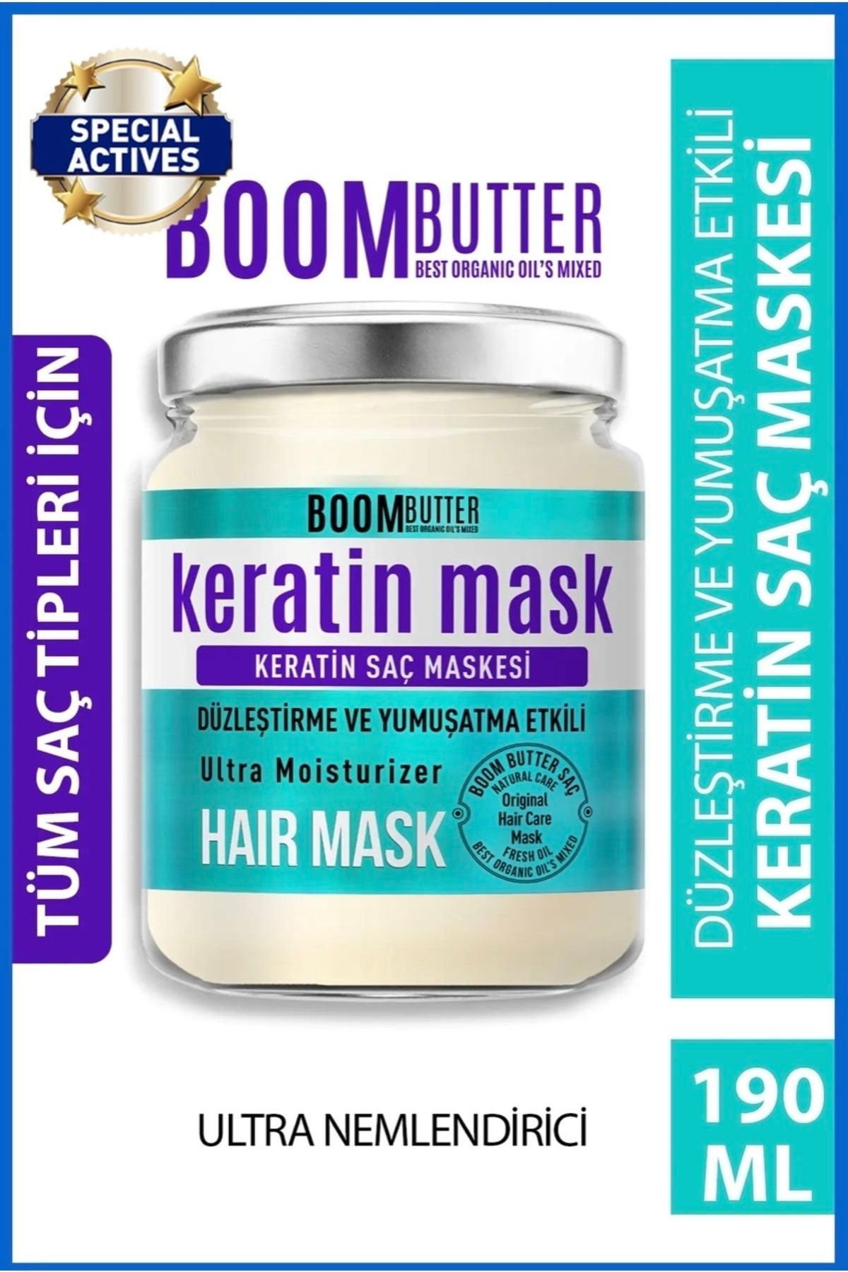 PROCSIN Boom Butter Güçlendirici Onarıcı Keratin Saç Maskesi 190 Ml