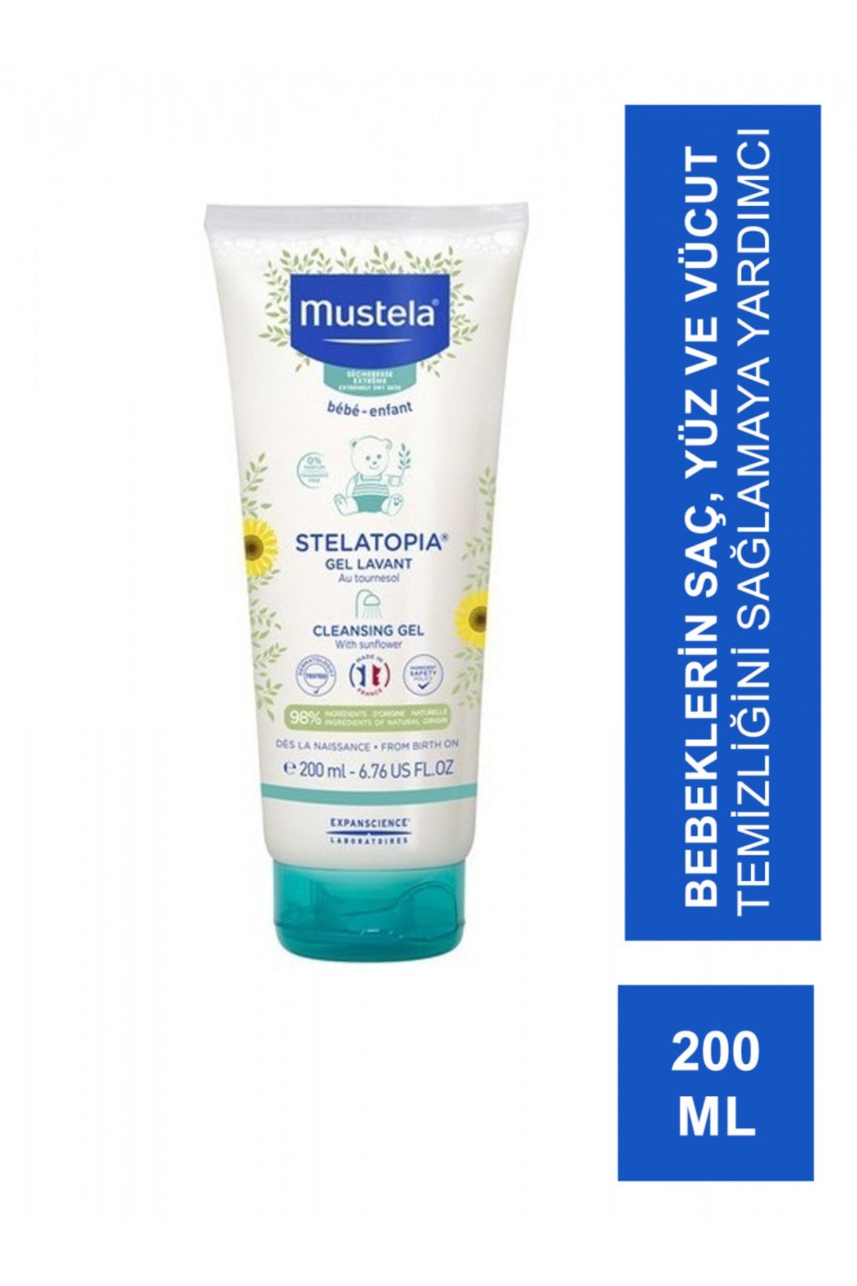 Mustela Stelatopia Cleansing Gel Şampuan 200 Ml
