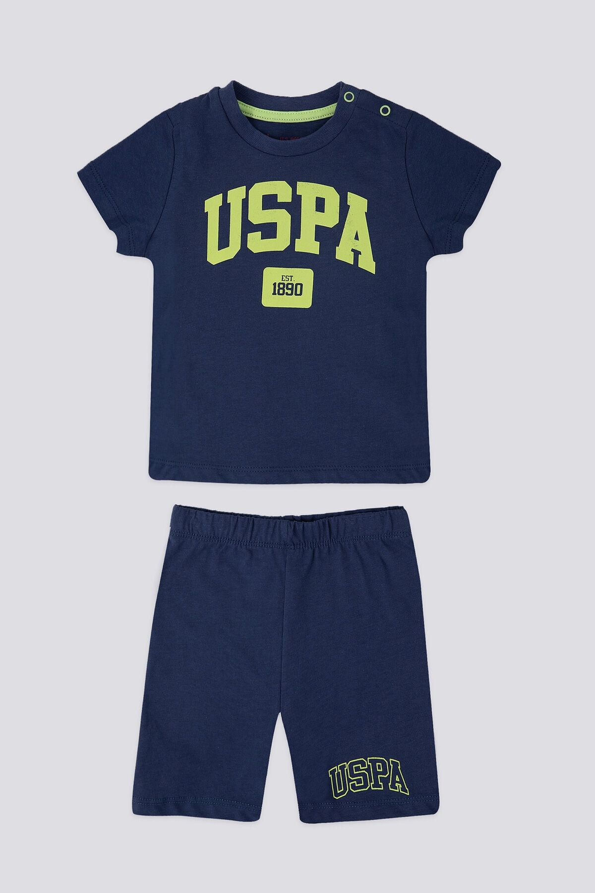 U.S. Polo Assn. U.s. Polo Assn Bright Koyu Indigo Bebek Tshirt Takım