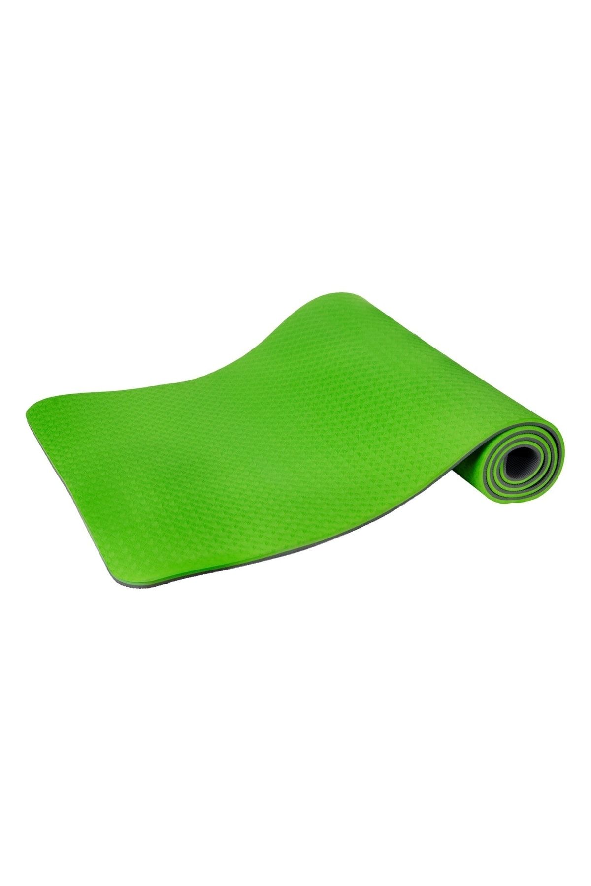 Cosfer 8mm Çift Taraflı Çevre Dostu Yoga Matı Yeşil
