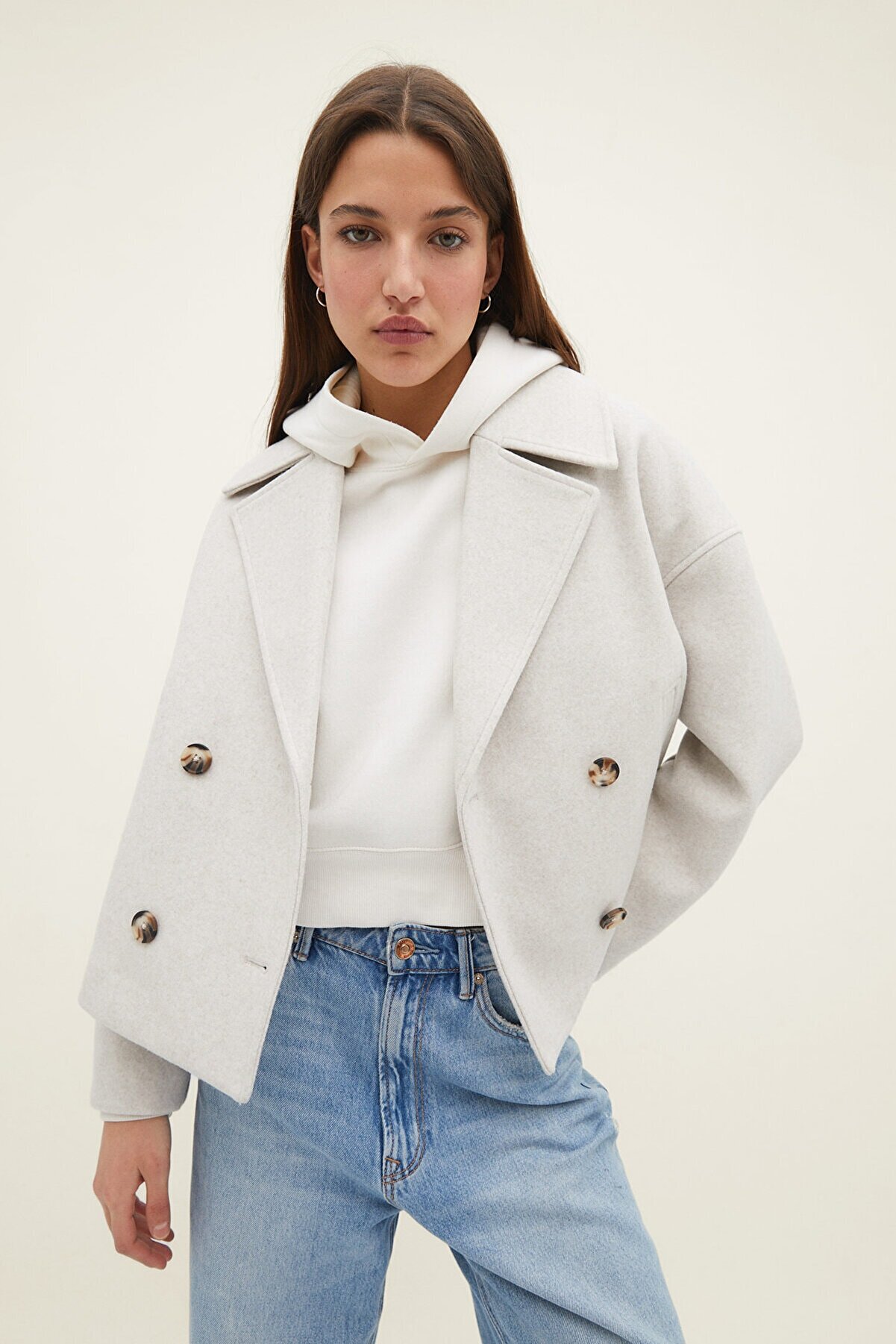 Stradivarius Yumuşak Kısa Kruvaze Ceket Fiyatı, Yorumları Trendyol