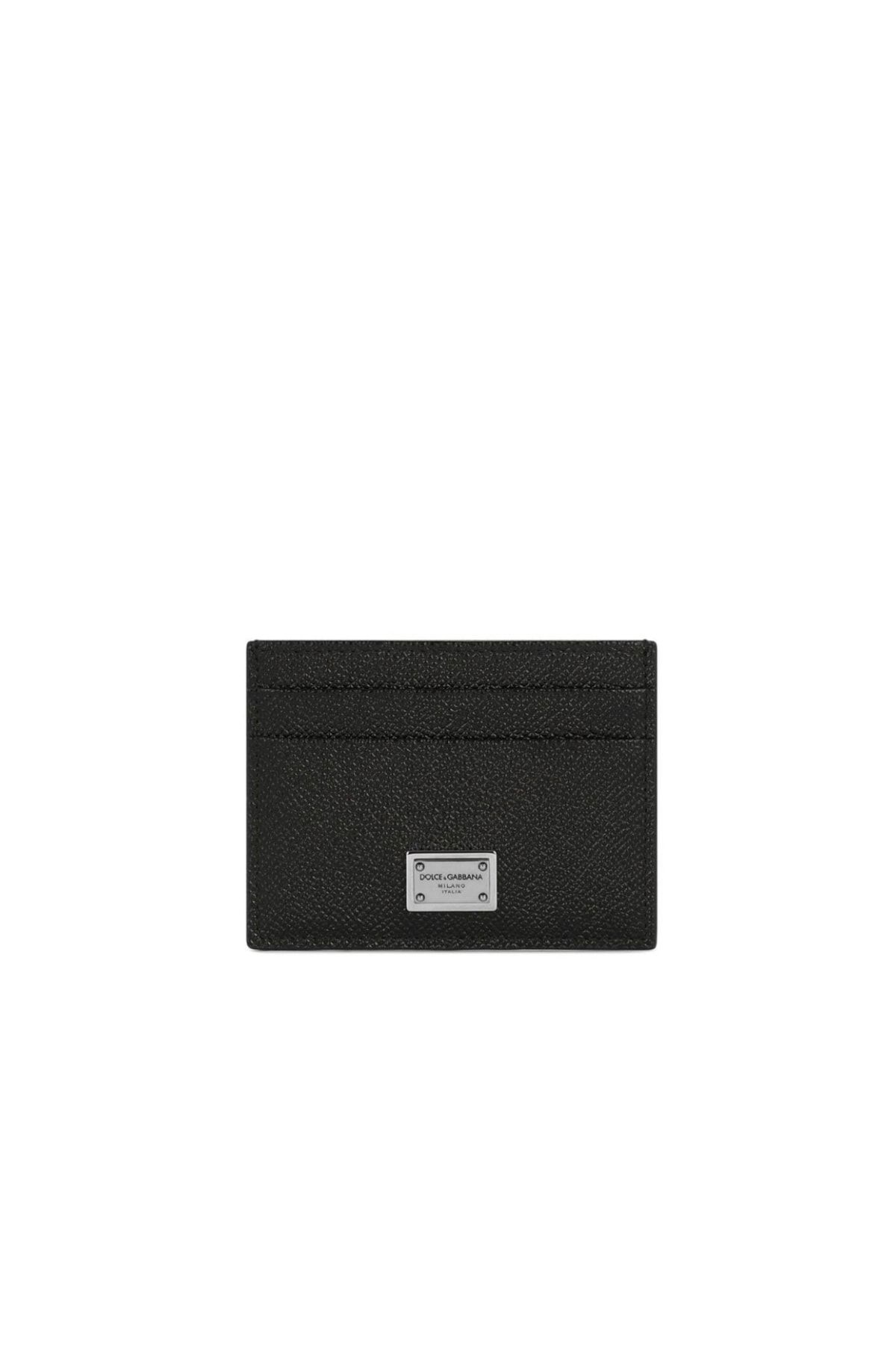 Dolce&Gabbana Logo Plaque Learher Cardholder