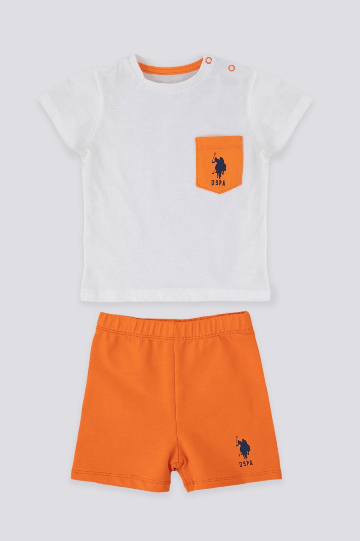 U.S. Polo Assn. U.s. Polo Assn Mirth Beyaz Bebek Tshirt Takım