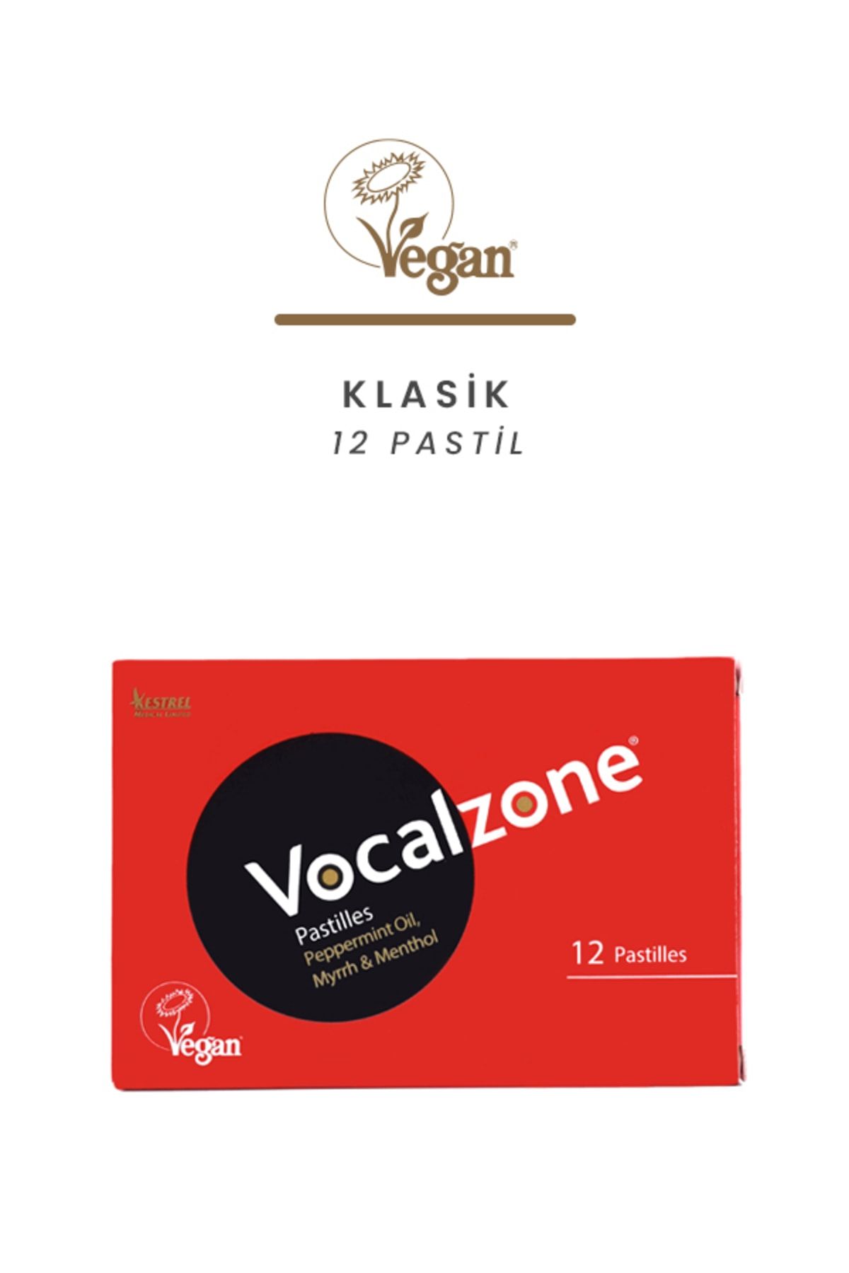 Vocalzone Klasik 12 Pastil