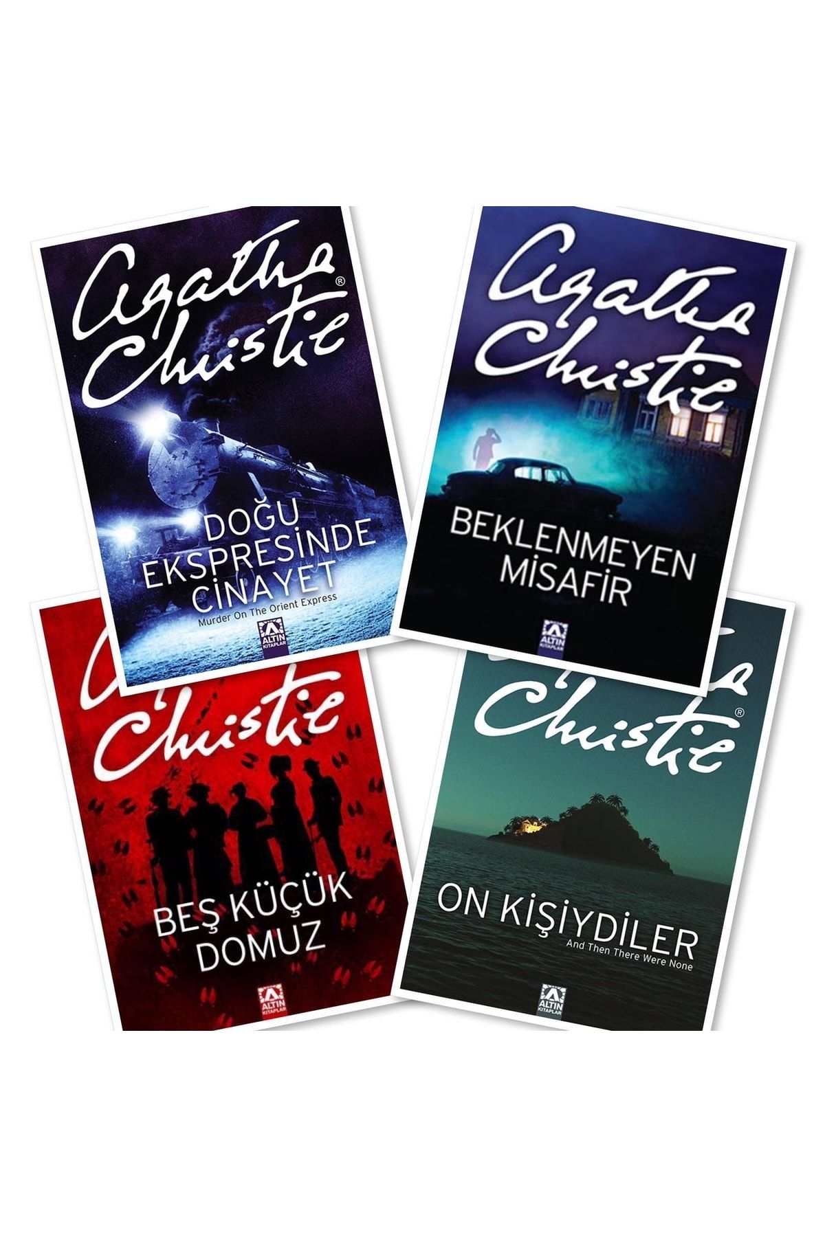 Altın Kitaplar Cep Boy, Doğu Ekspresinde Cinayet - Beklenmeyen Misafir - On Kişiydiler 1 Agatha Christie