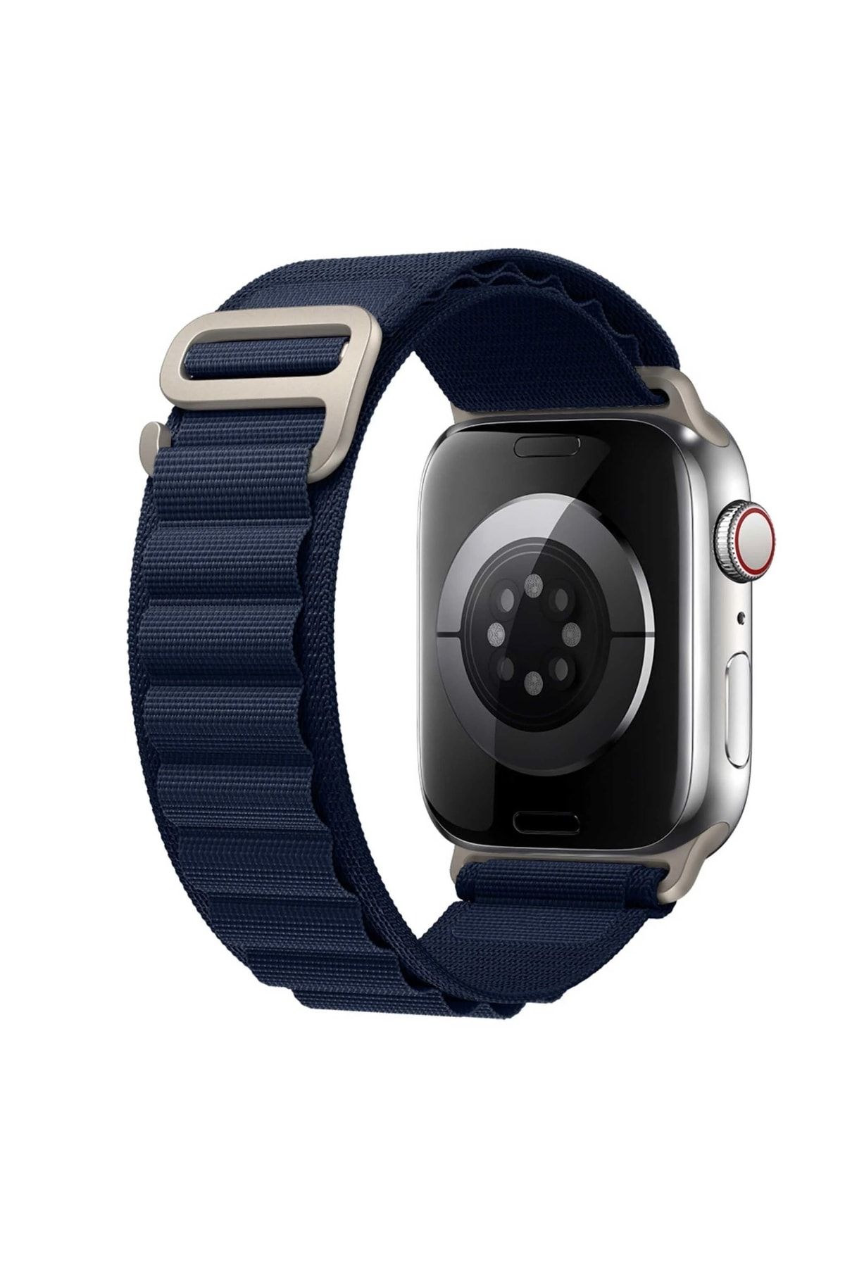 PSGT Apple Watch Uyumlu Ultra-ultra 2 3 4 5 6 7 8 9 Se 42/44 /45 /49 Mm Uyumlu Silikon Alpin Kordon