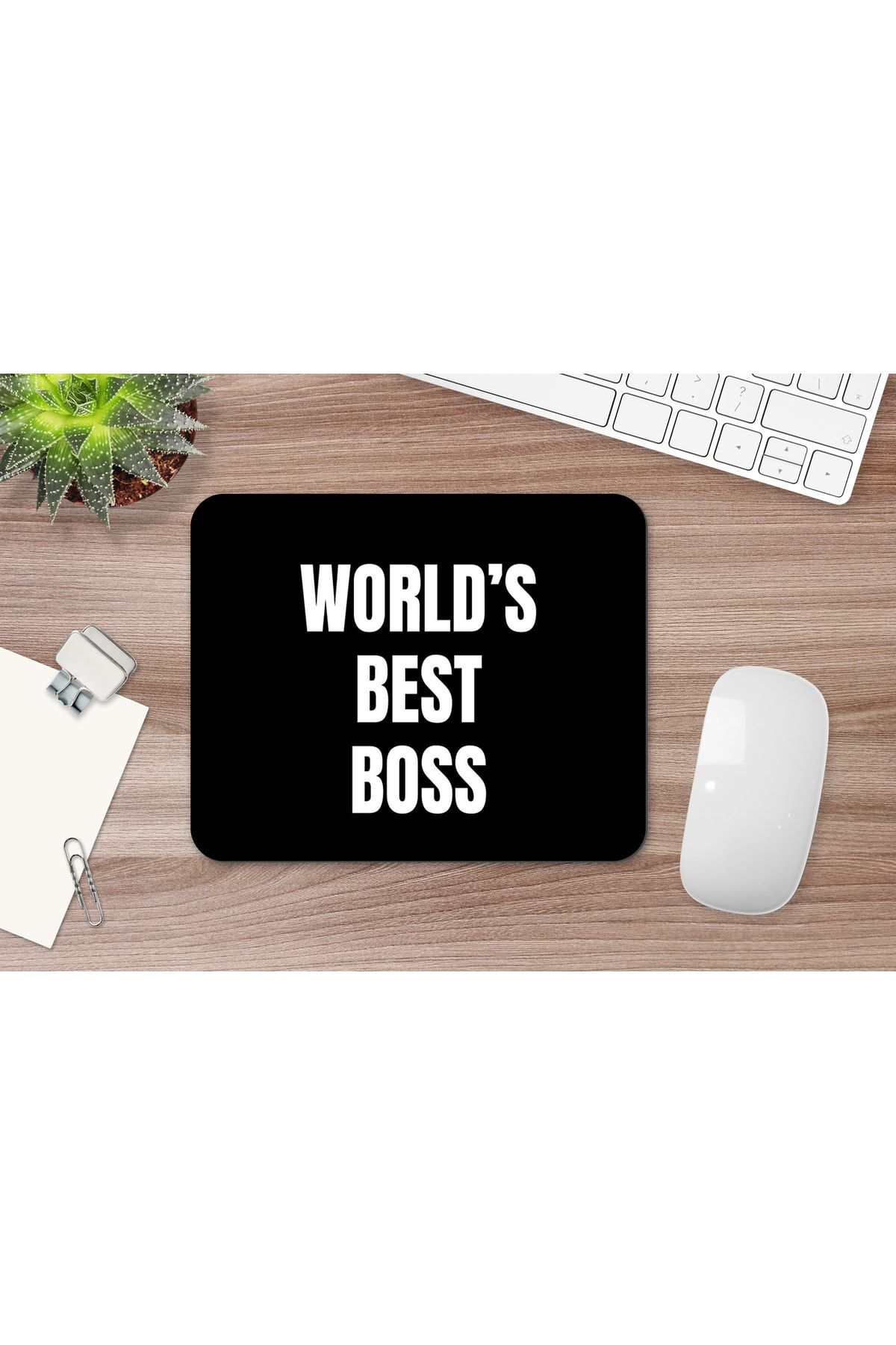 daystore World's Best Boss Dikdörtgen Mousepad
