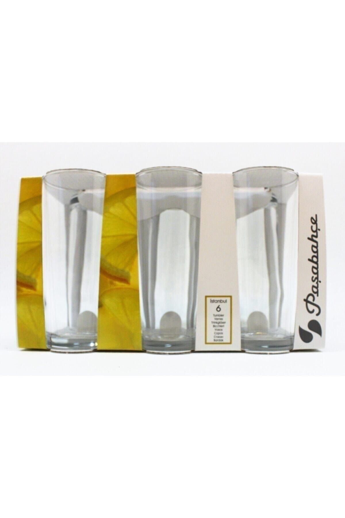 Paşabahçe Ince Limonata & Rakı Bardağı Düz Model 6 Adet Bardak
