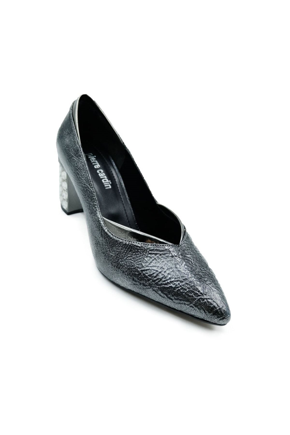 Pierre Cardin Pc-52229 7,5 Cm Taşlı Topuklu Kadın Stiletto Ayakkabı