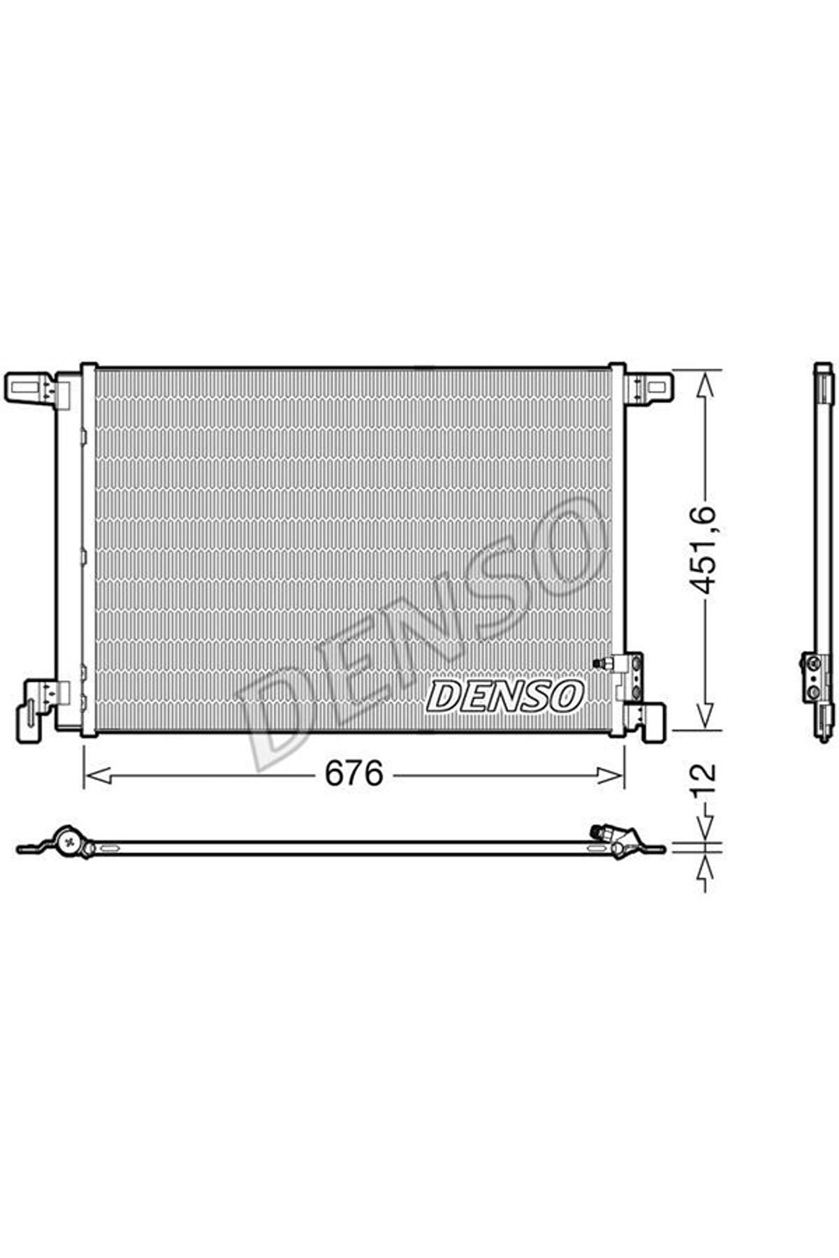 Condenser. Air Conditioning Audı Q7 4m 15-den-dcn02008 4m0816421b