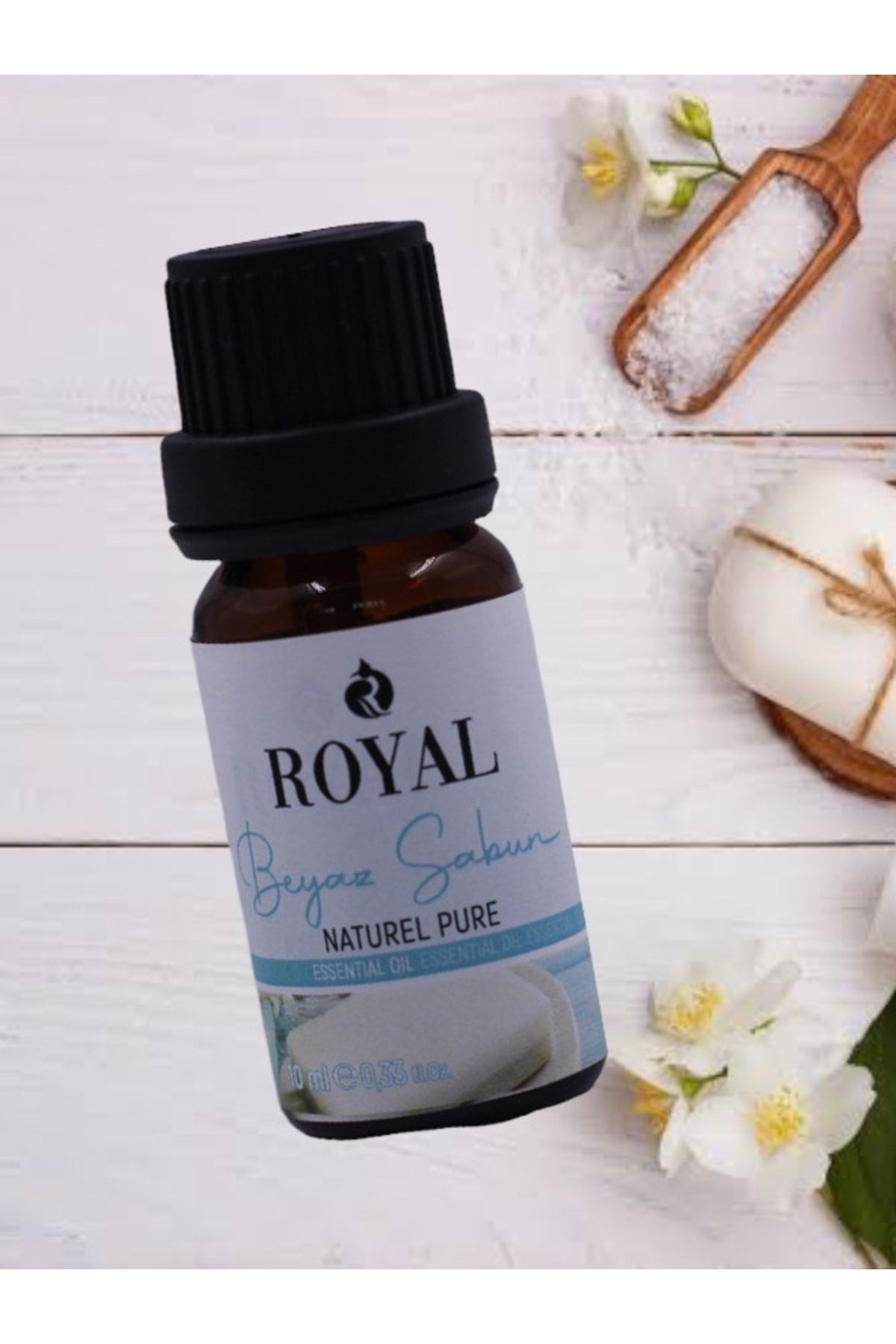 Royal Mum Beyaz Sabun - Doğal, Vegan Uçuçu Yağ , Kokulu Yağ , Buhurdanlık Yağı , Difüzör Esansı 10 ml