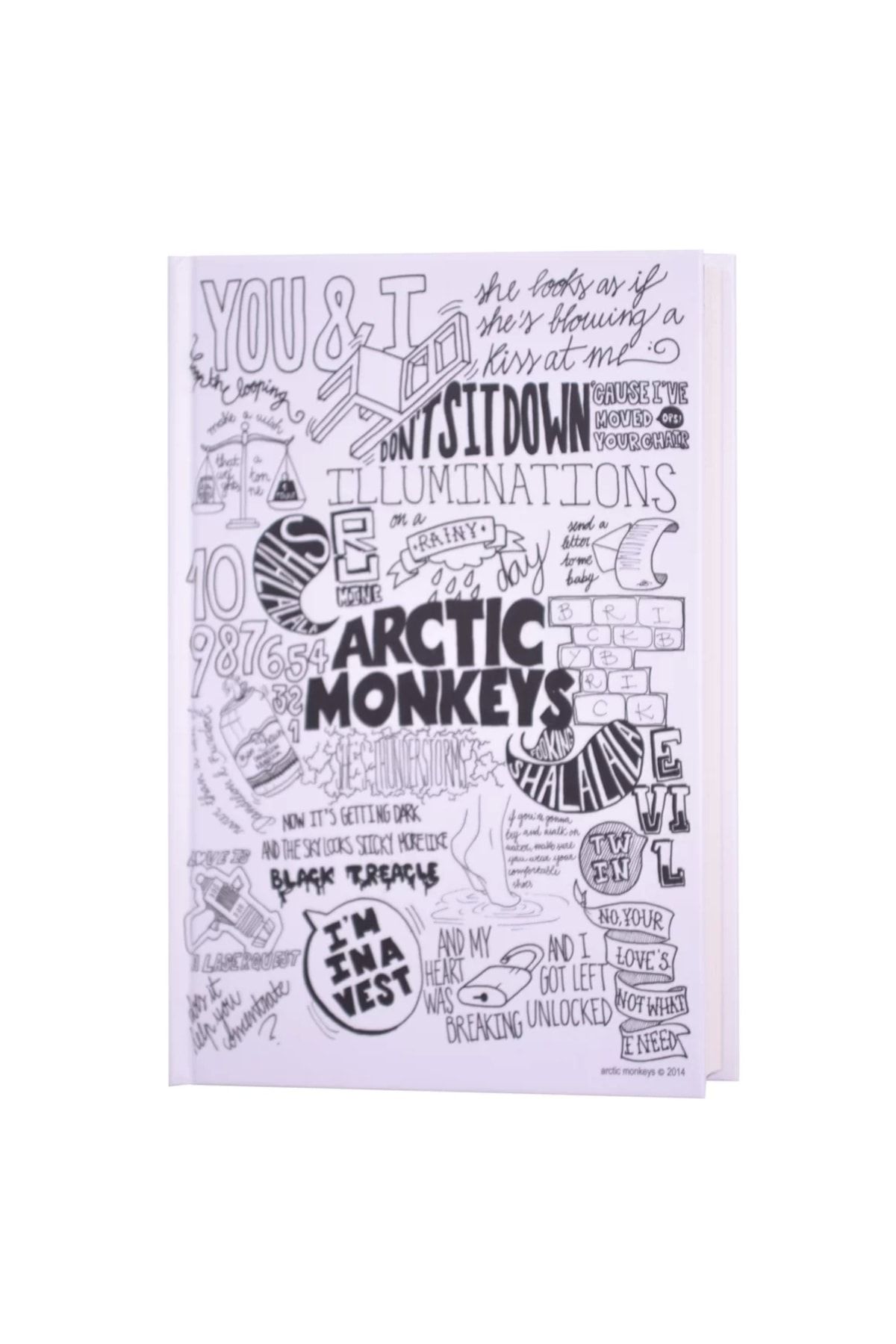 Deffter Music Of The Word Arctic Monkeys Çizgili Not Defteri 14x20 Cm 64745-3