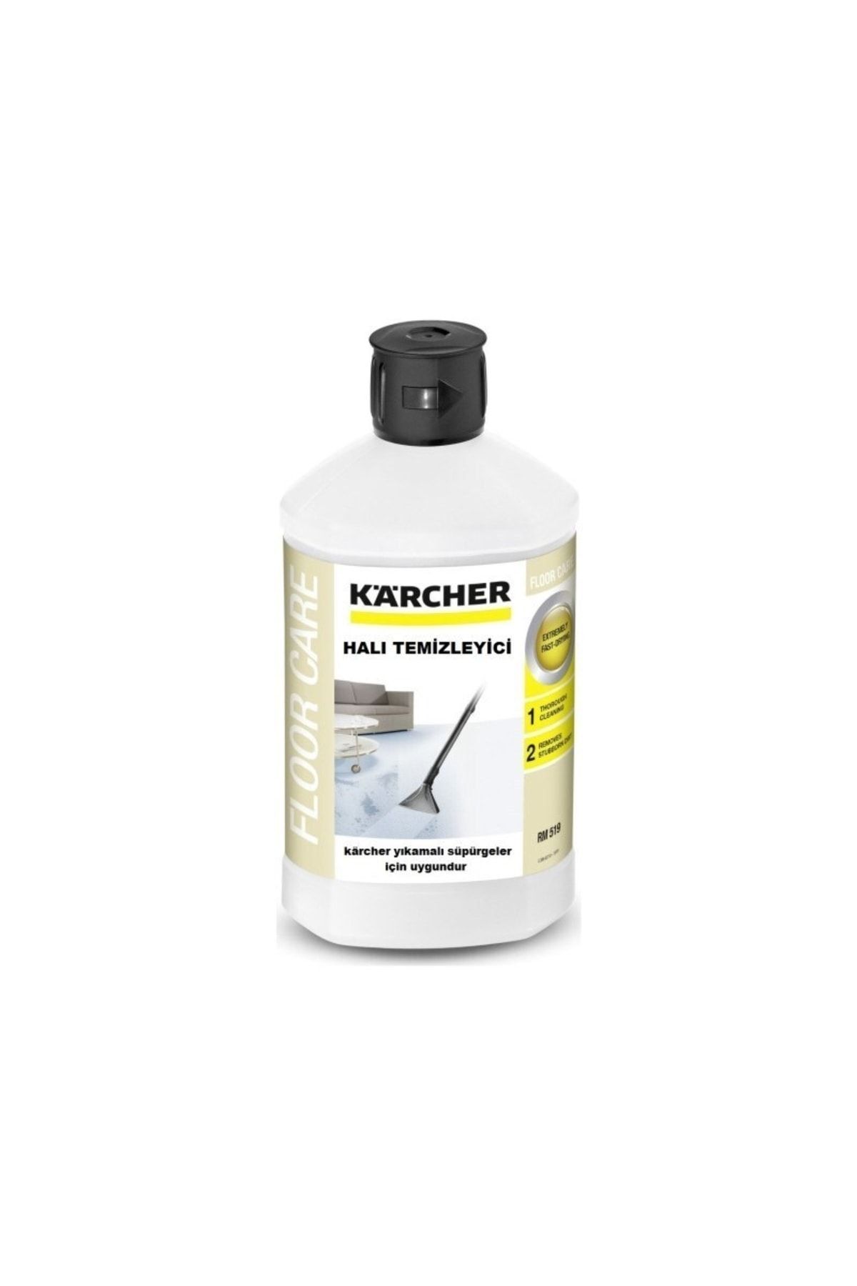 Karcher Se 6100 Se 5100 Halı Yıkama Makinesi Için Rm 519 Sıvı Temizleme Deterjanı Şampuan