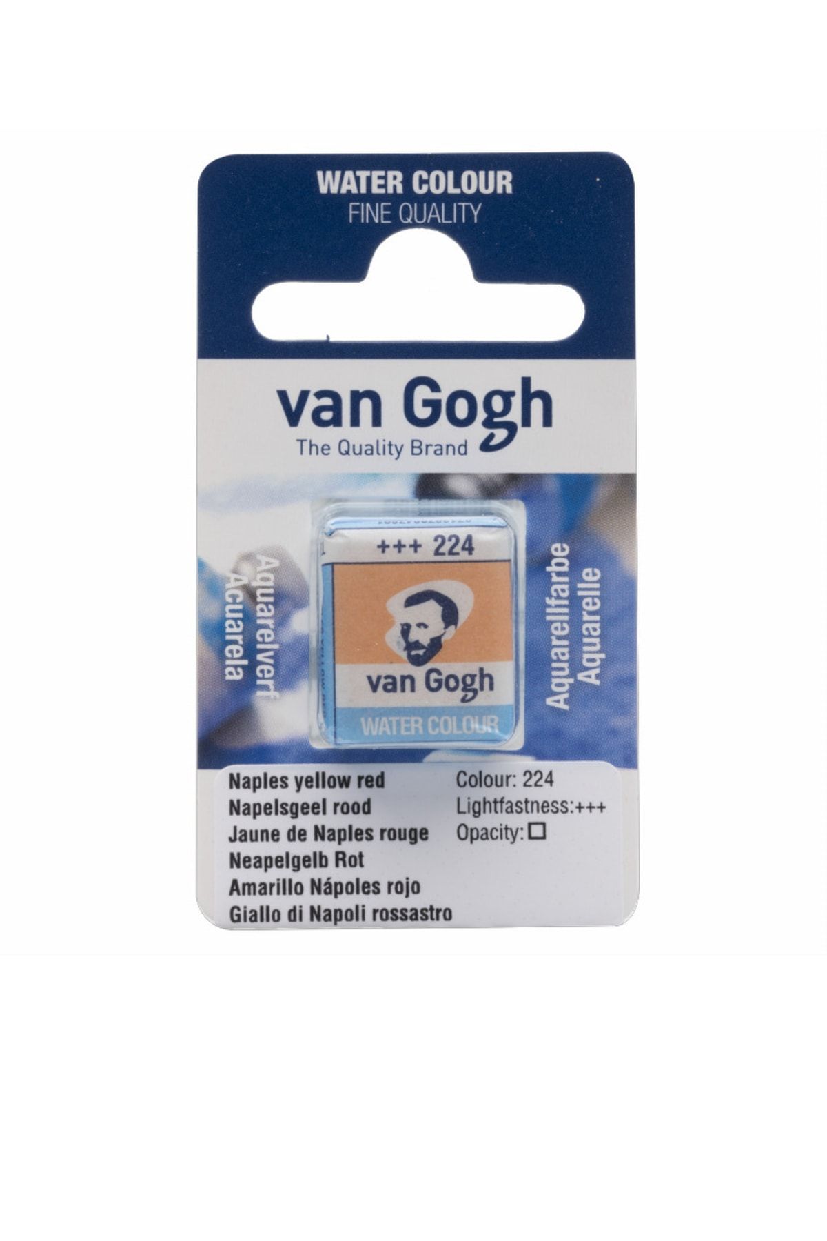 Van Gogh Suluboya Tablet 224 Naples Yellow Red