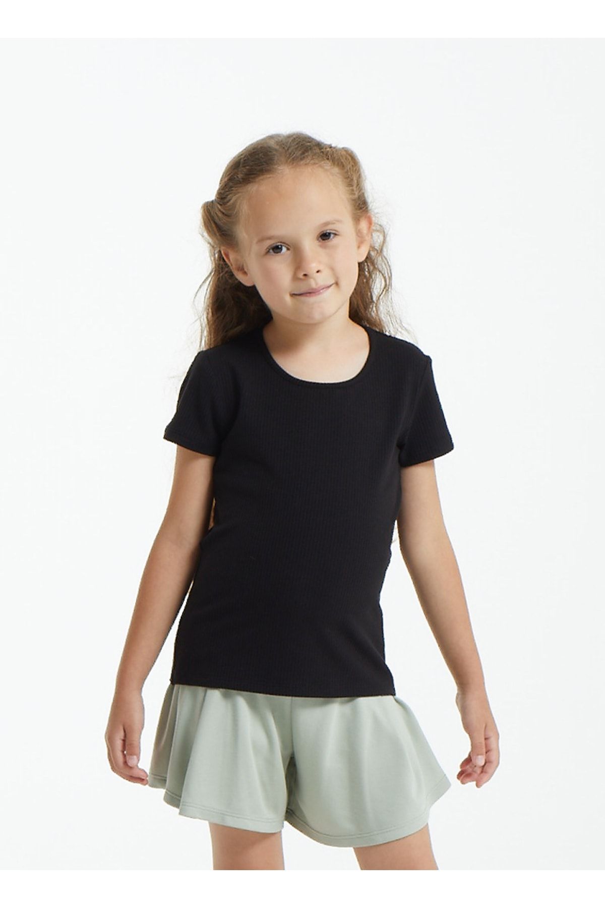 Blackspade Kız Çocuk Tshirt 60121 - Siyah
