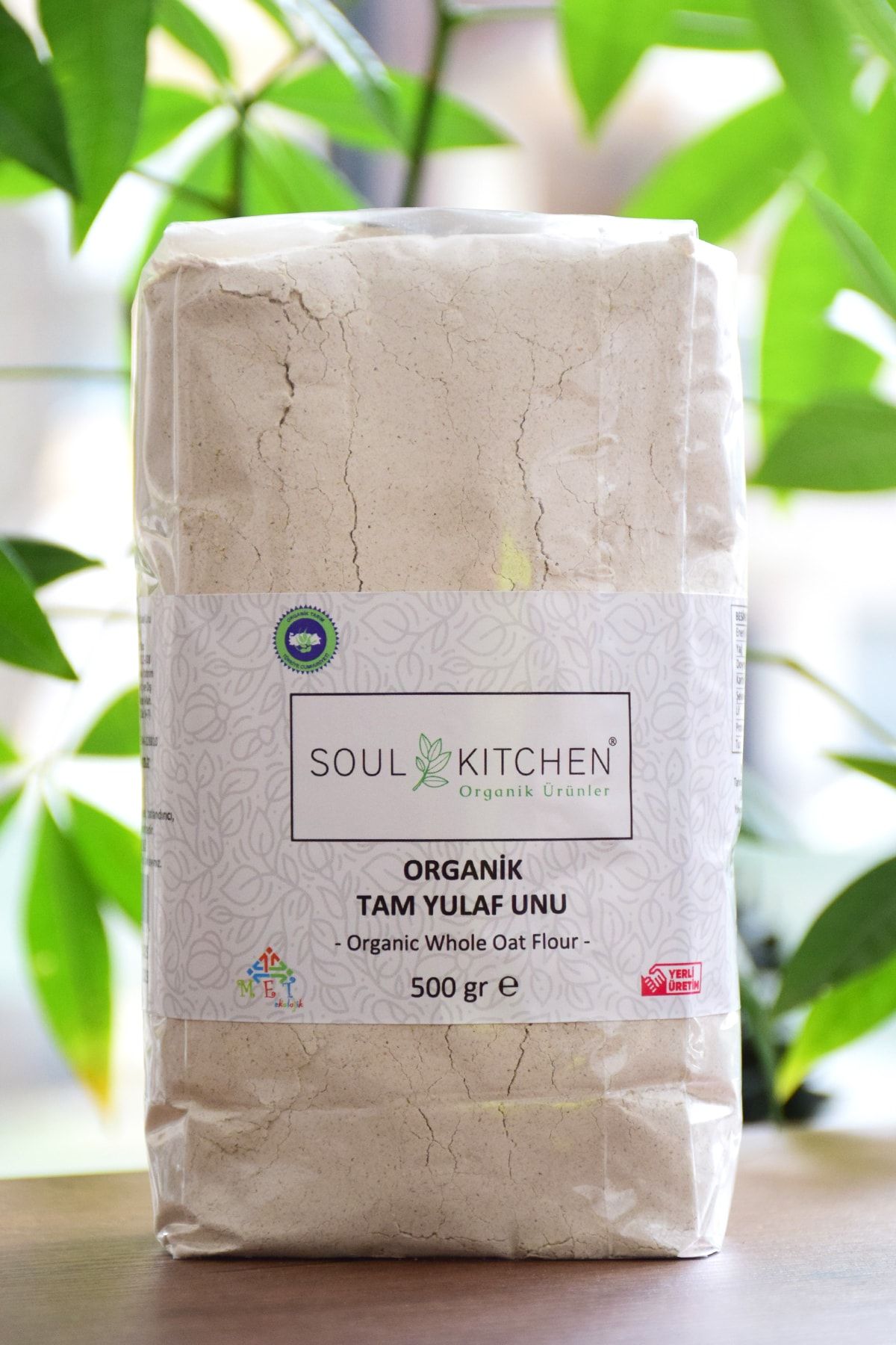 Soul Kitchen Organik Ürünler Organik Tam Yulaf Unu 500gr