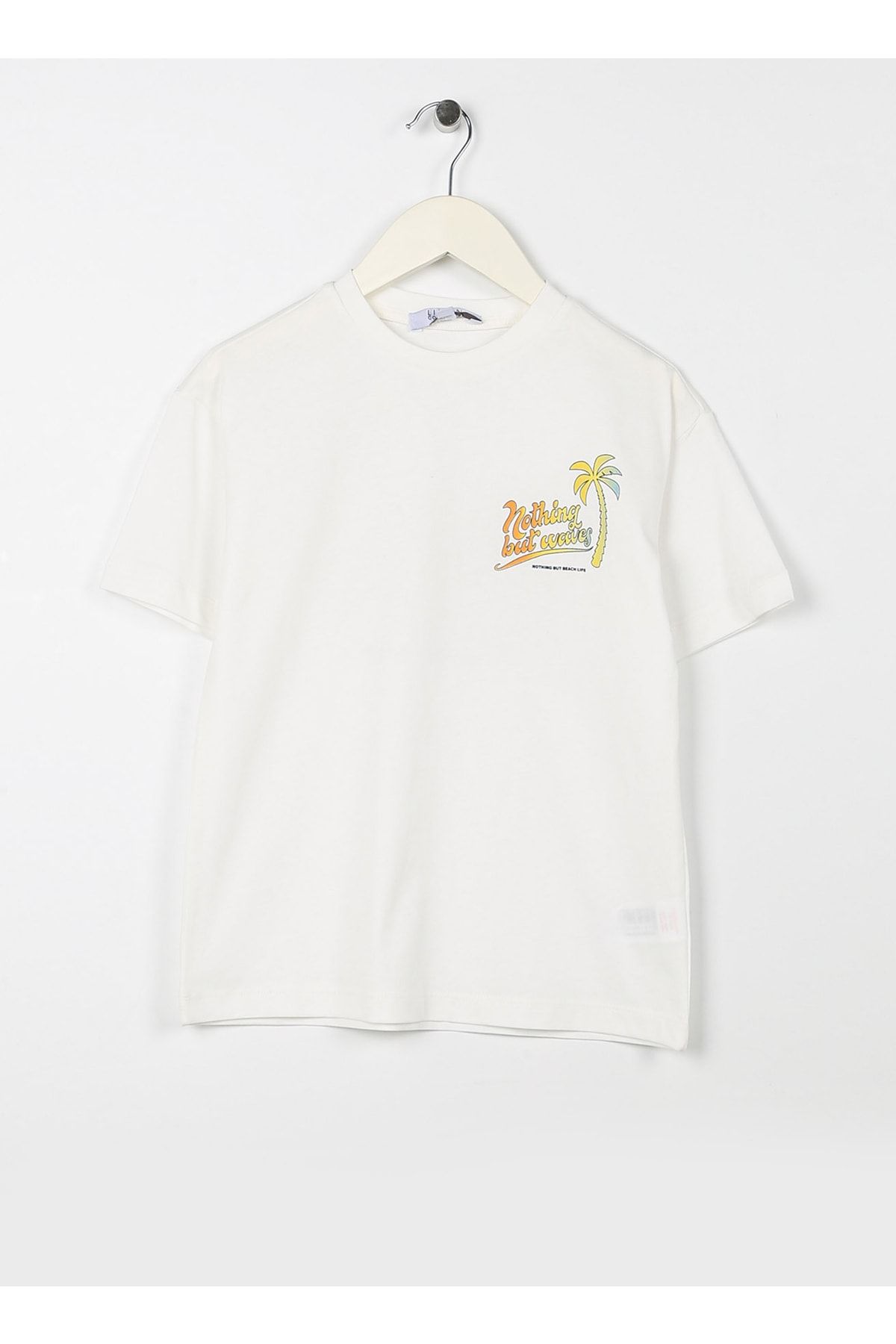 LİMON COMPANY Limon Baskılı Ekru Erkek Çocuk T-shirt Nothıng Boy-23