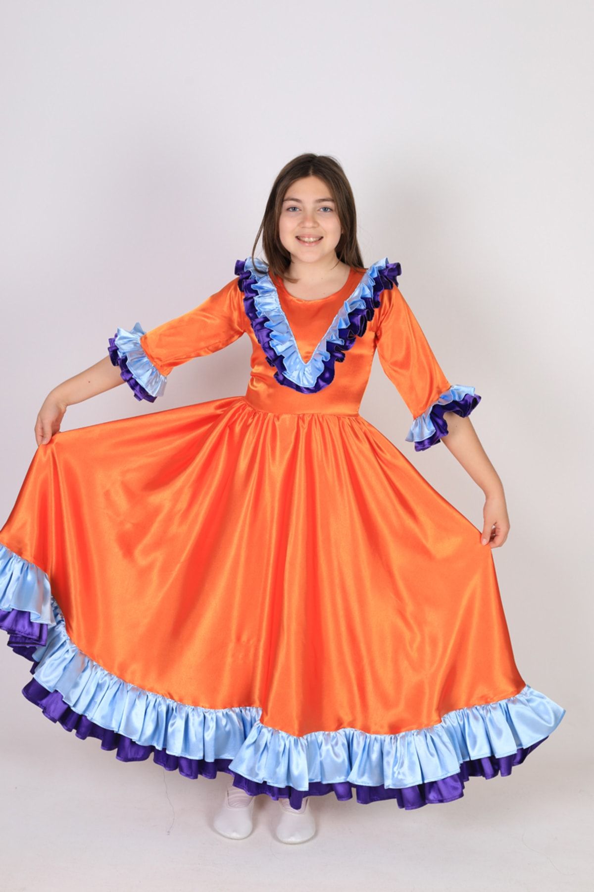 Annee Bakk Meksika Kostümü Kız Kıyafeti