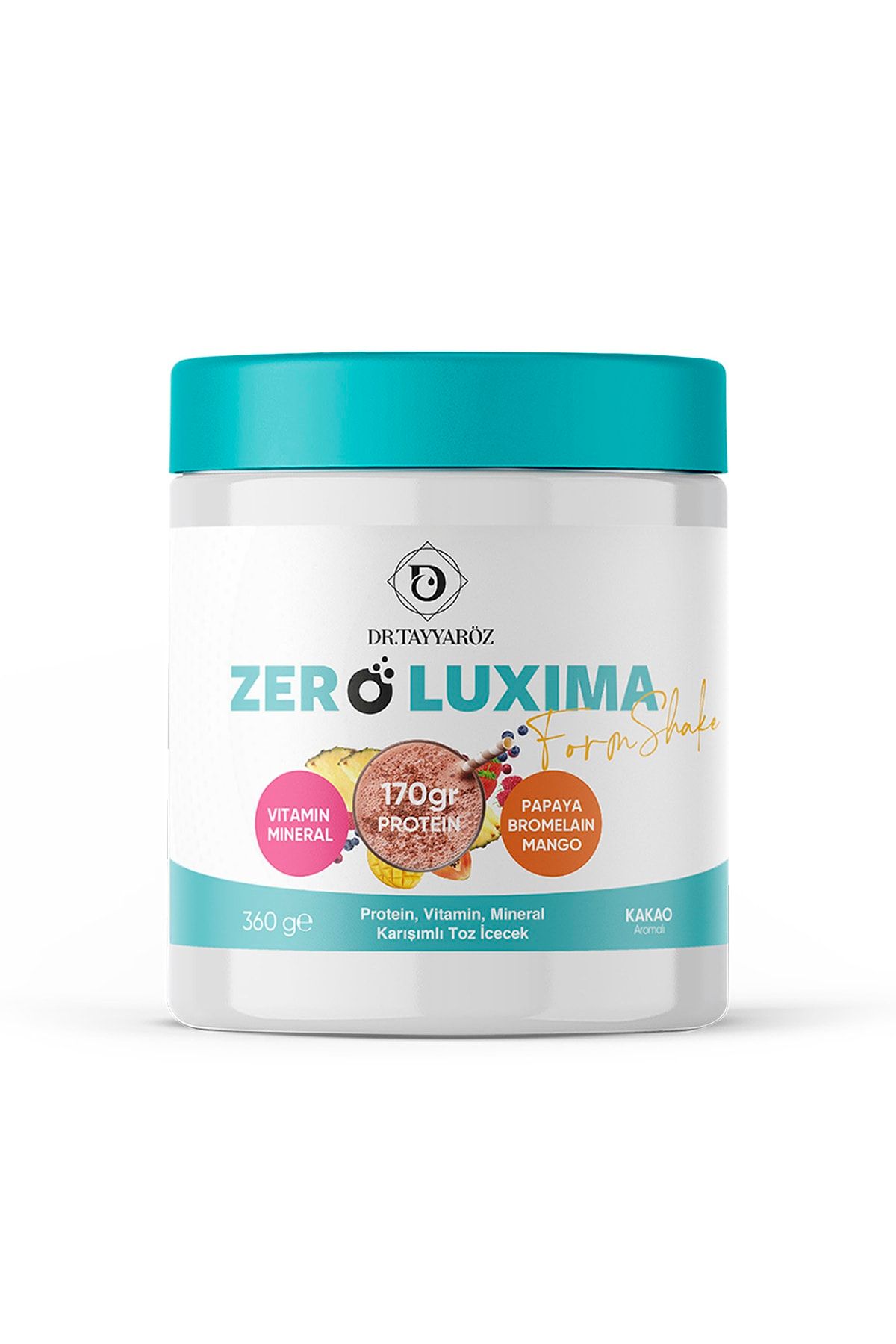DR TAYYARÖZ Zero Luxima Form Shake- Kakao Aromalı Protein Tozu