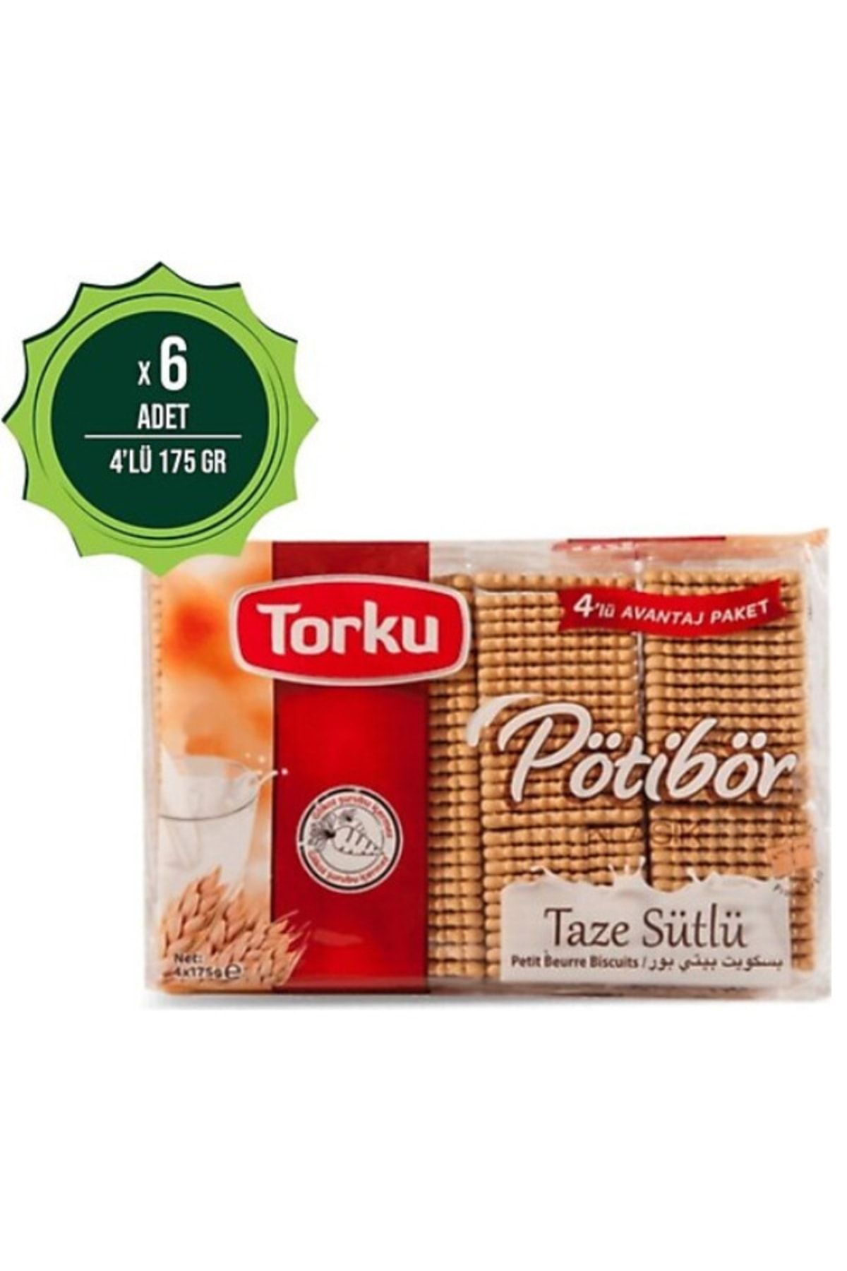 Torku Torku Petibör Bisküvi Multıpack 6x(4x175g)