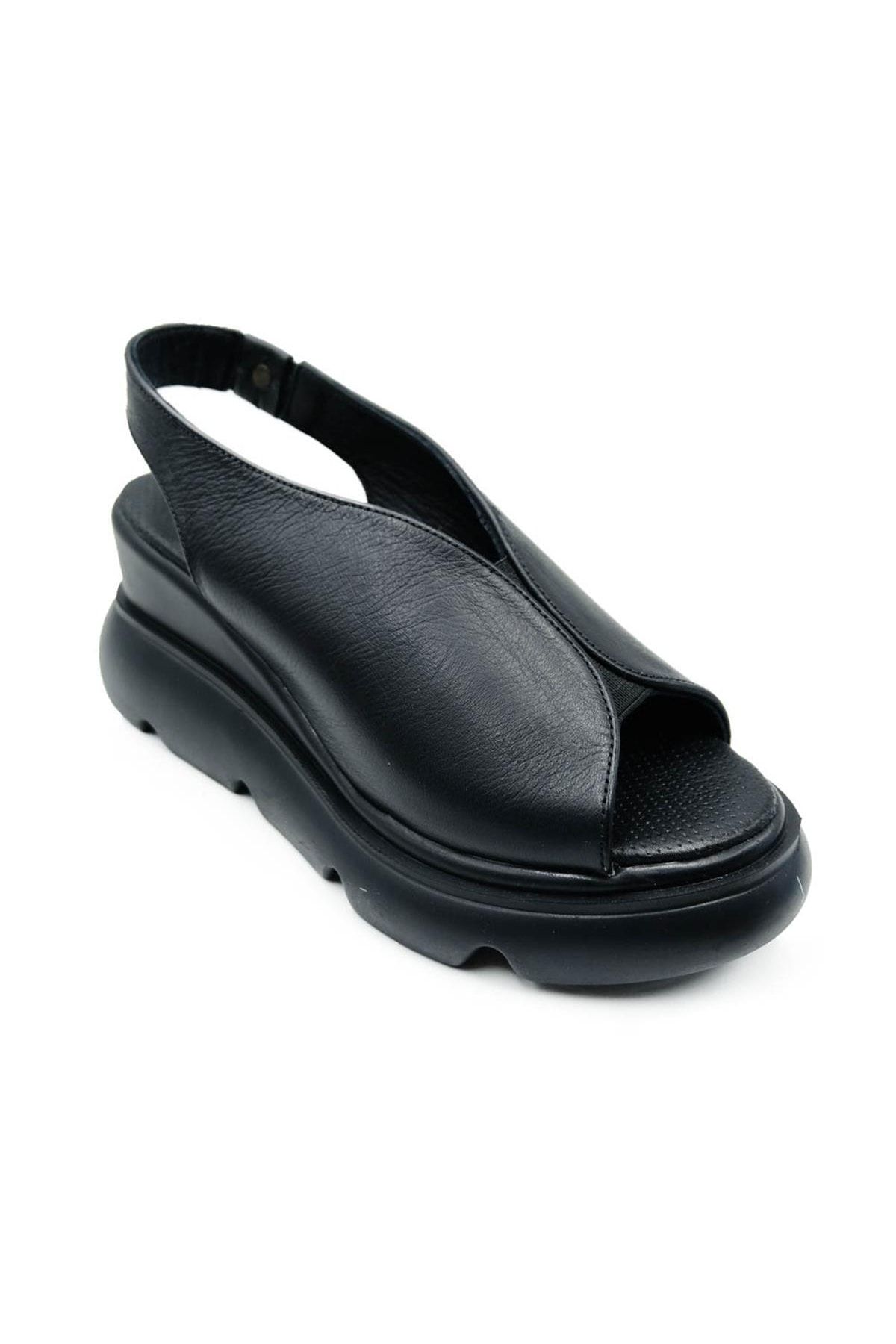 Pierre Cardin Kadın Gerçek Deri Dolgu Topuk Sandalet Pc-7179