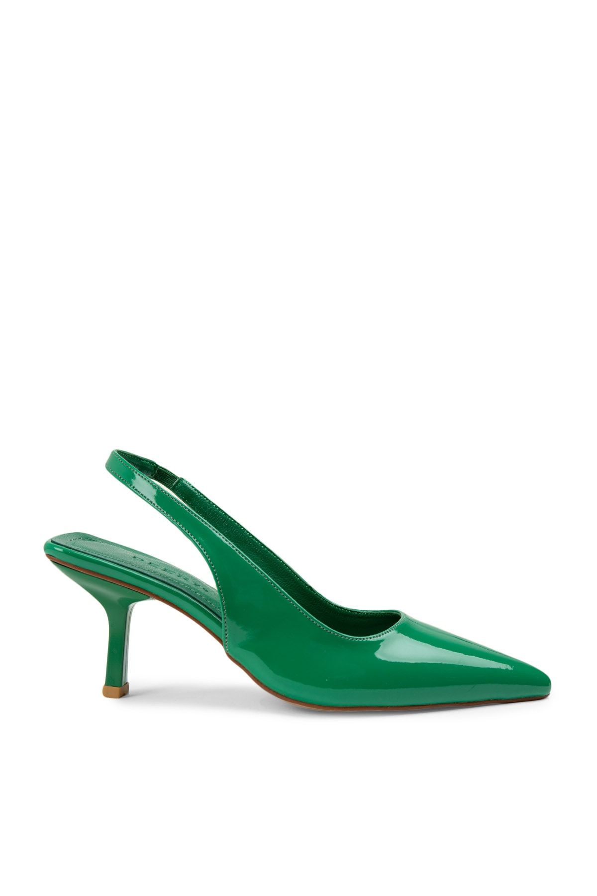 Deery Rugan Yeşil Topuklu Kadın Ayakkabı