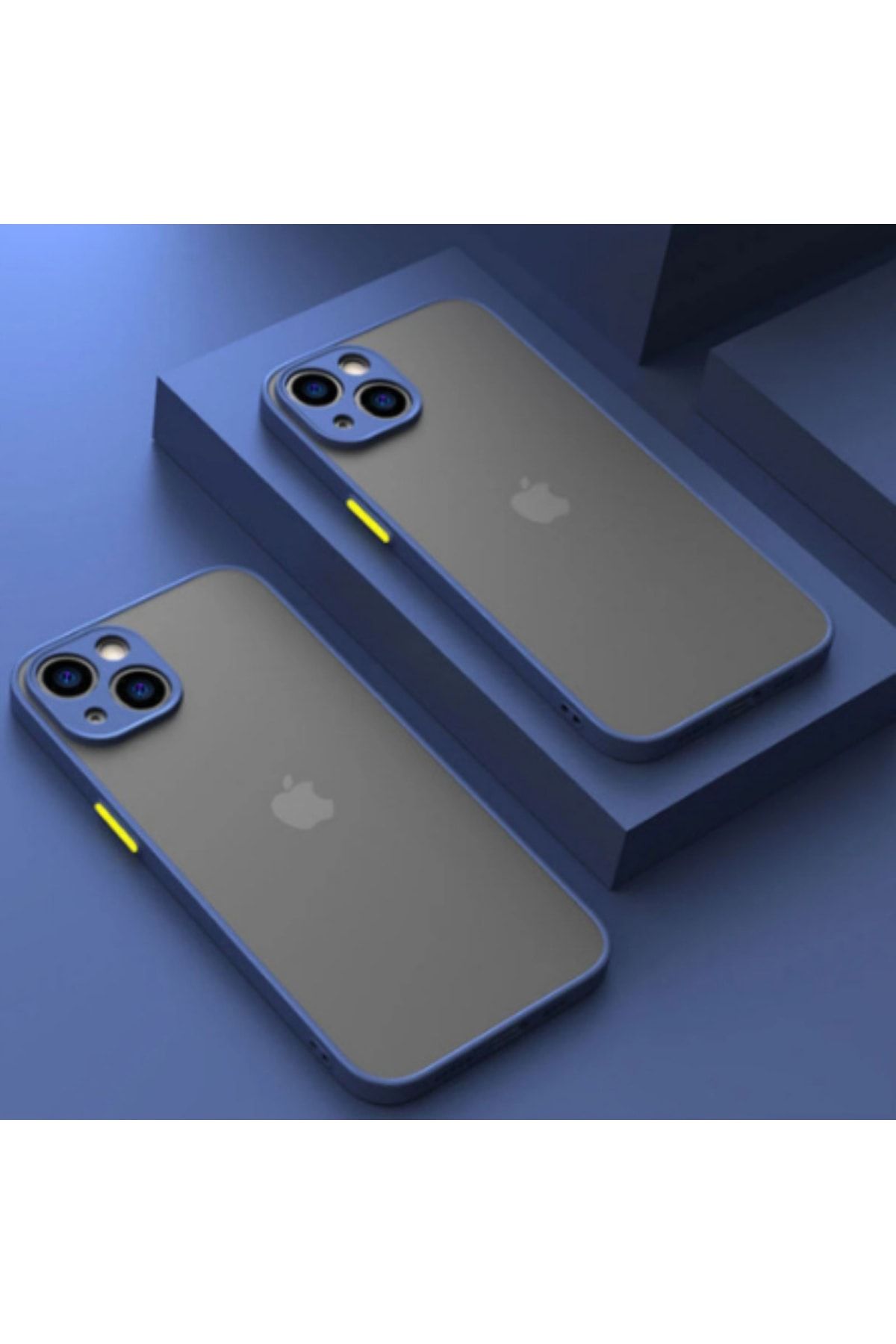 Nezih Case Apple Iphone 11 Kamera Korumalı Renkli Silikon Kılıf (PARMAK İZİ YAPMAZ LEKE TUTMAZ) Lacivert