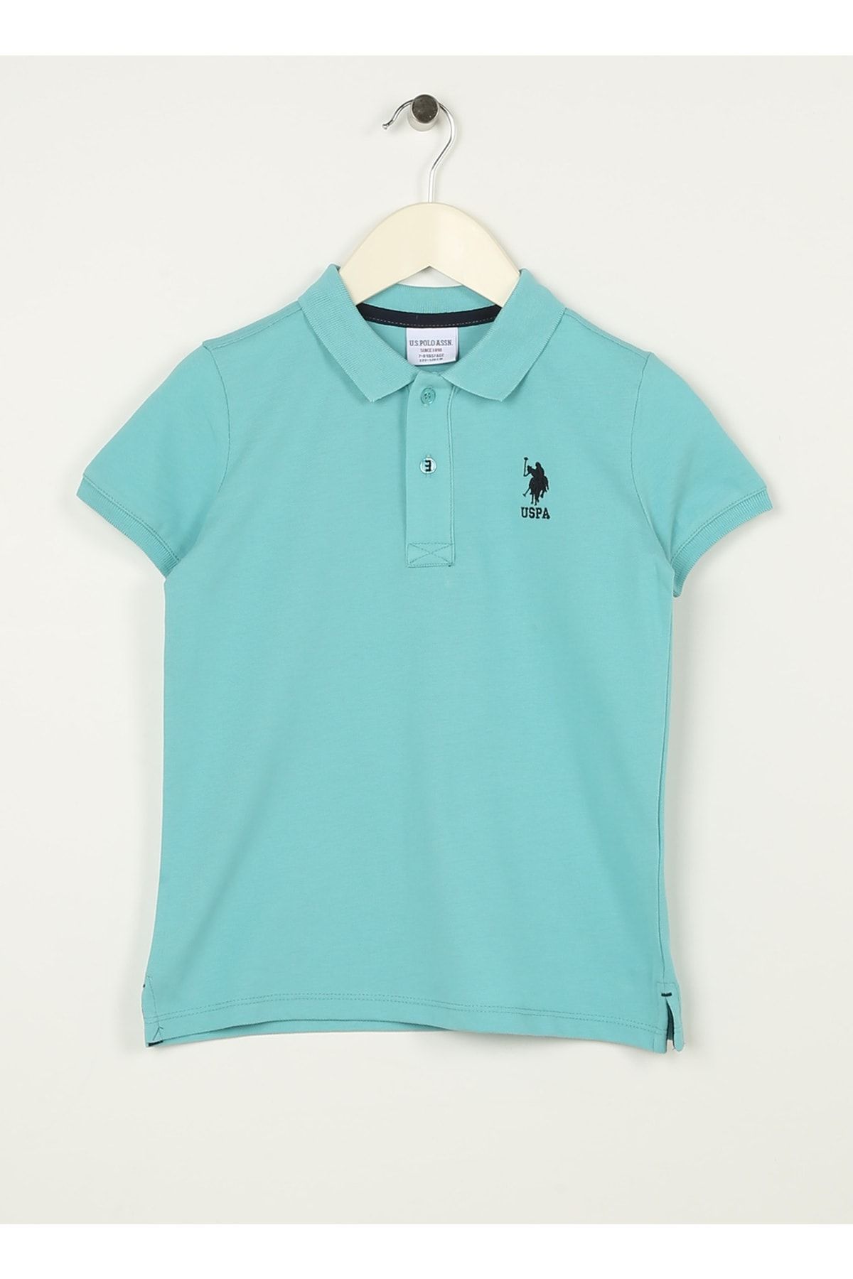 U.S. Polo Assn. Düz Mint Erkek Çocuk T-shirt Tp01ıy023