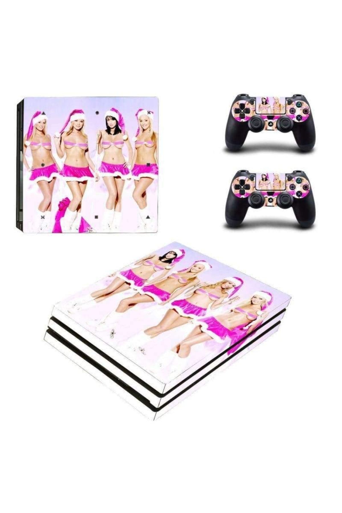 Kt Grup Sexy Girls Playstation 4 Pro Full Sticker Kaplama