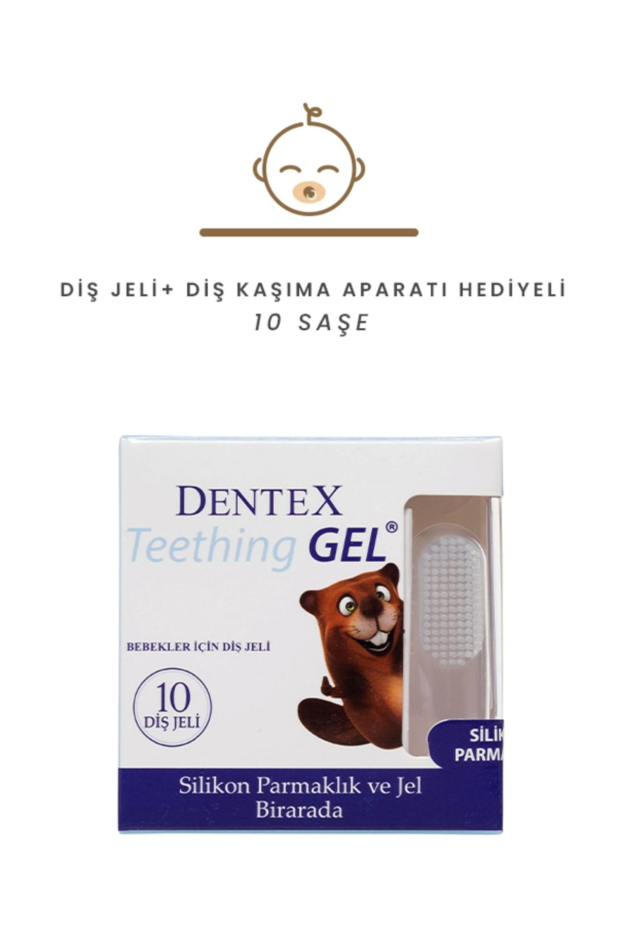Dentex Diş Jeli Diş Kaşıma Aparatı Hediyeli