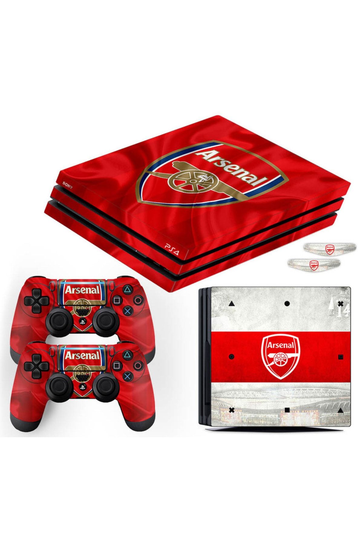 Kt Grup Arsenal Playstation 4 Pro Full Sticker Kaplama