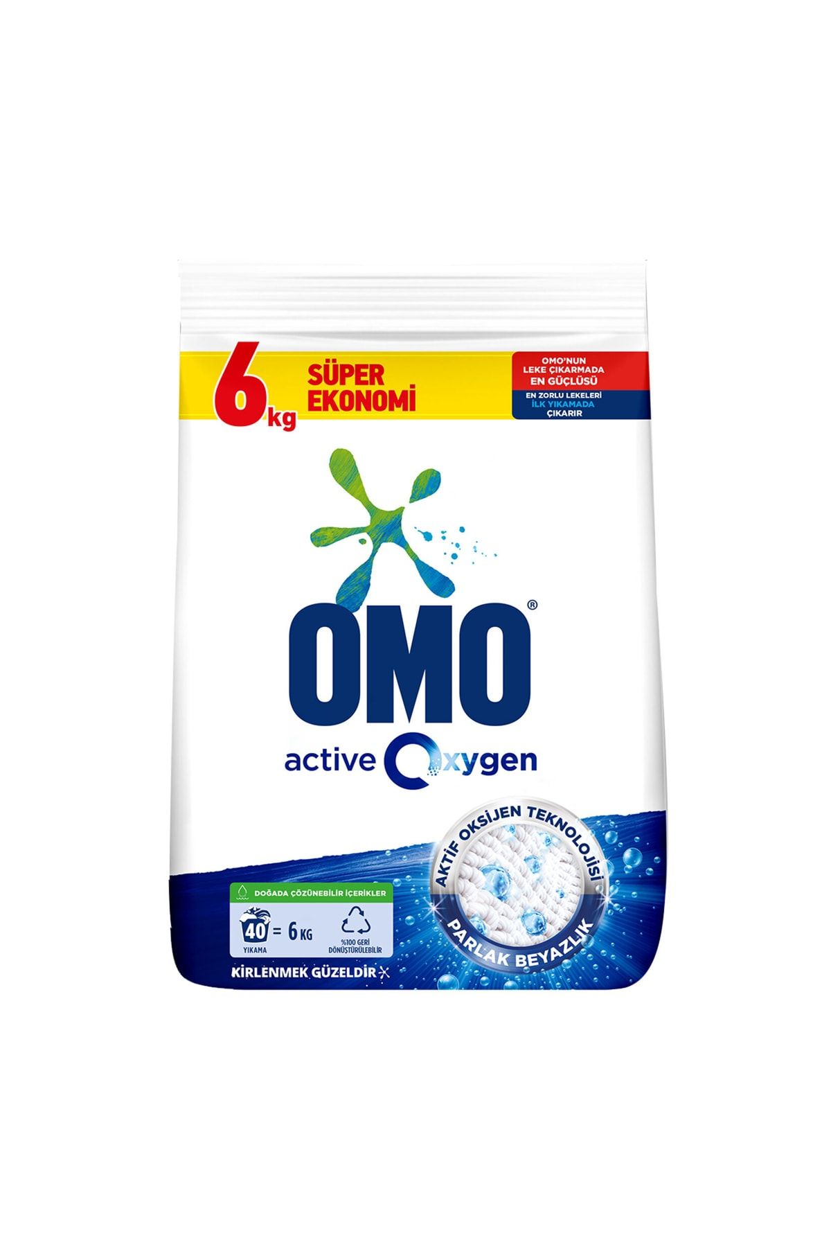 Omo Actıve Oxygen 40 Yıkama 6 Kg